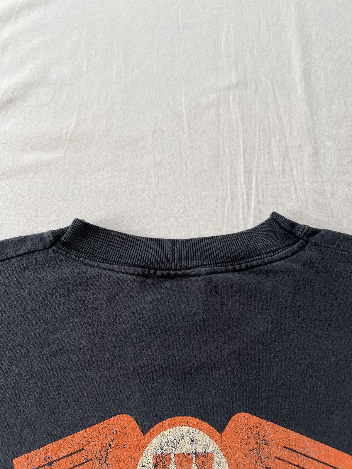 Harley Davidson Vintage 90s Harley Davidson England Black T-shirt Size US S / EU 44-46 / 1 - 12 Thumbnail