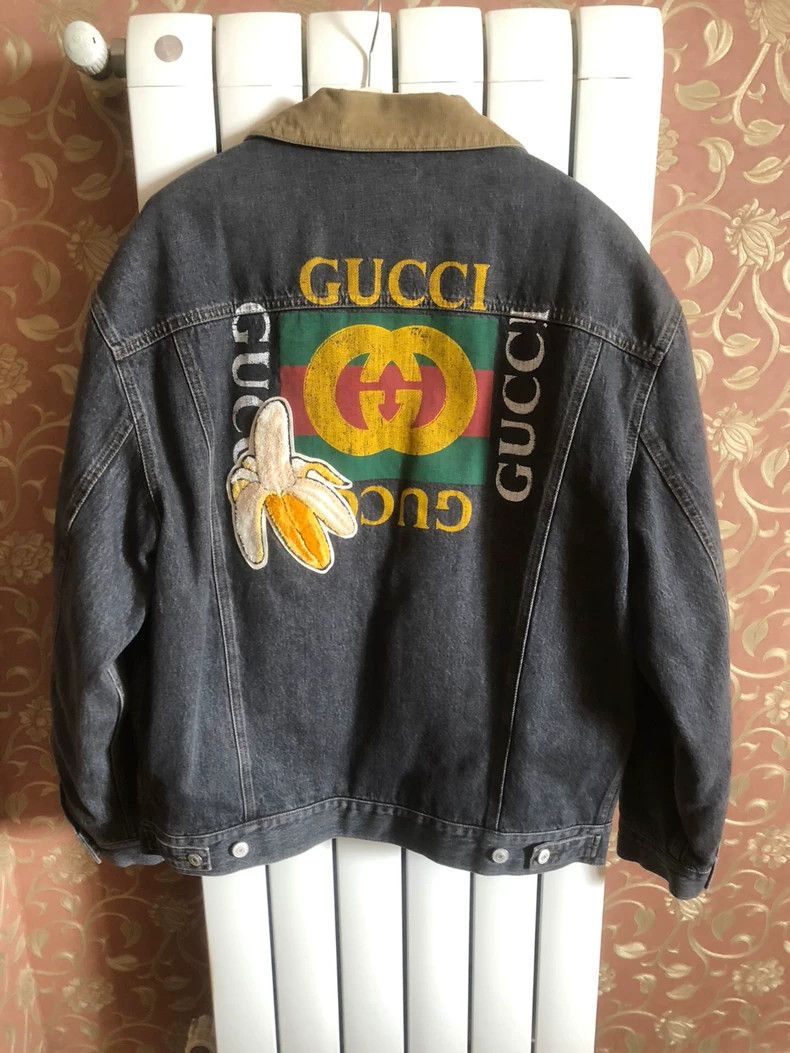 Gucci Gucci Limited Edition Banana Pig Denim Jacket 2501-Nextarro Size US M / EU 48-50 / 2 - 2 Thumbnail