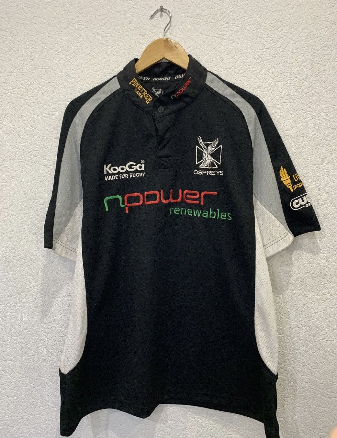Vintage VINTAGE OSPREYS KOOGA RUGBY SHIRT WALKERS NPOWER RENEWABLES Size US XL / EU 56 / 4 - 1 Thumbnail