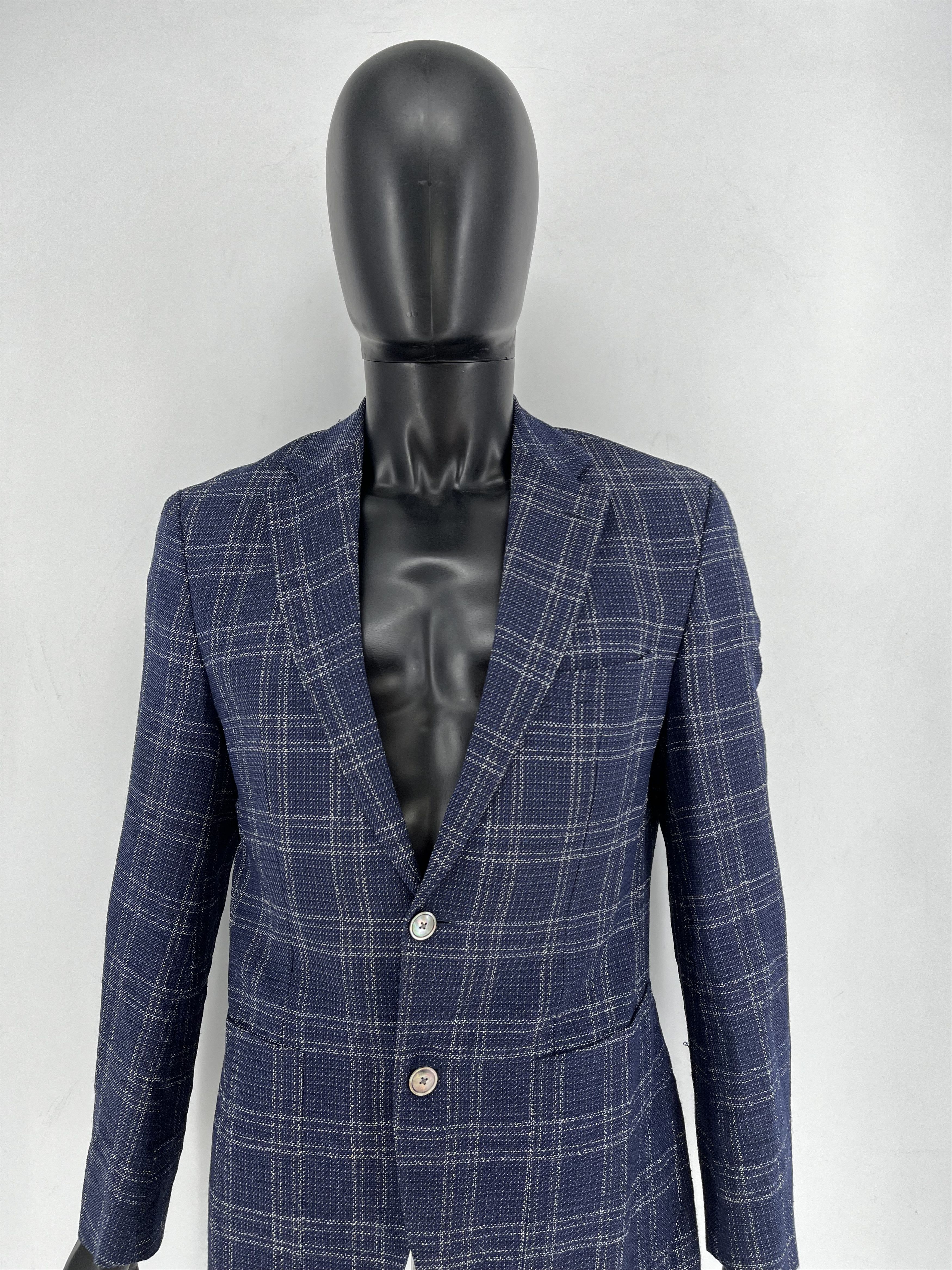 Hugo Vintage Hugo Boss blazer men wool 38R M multi wool Size 38R - 2 Thumbnail