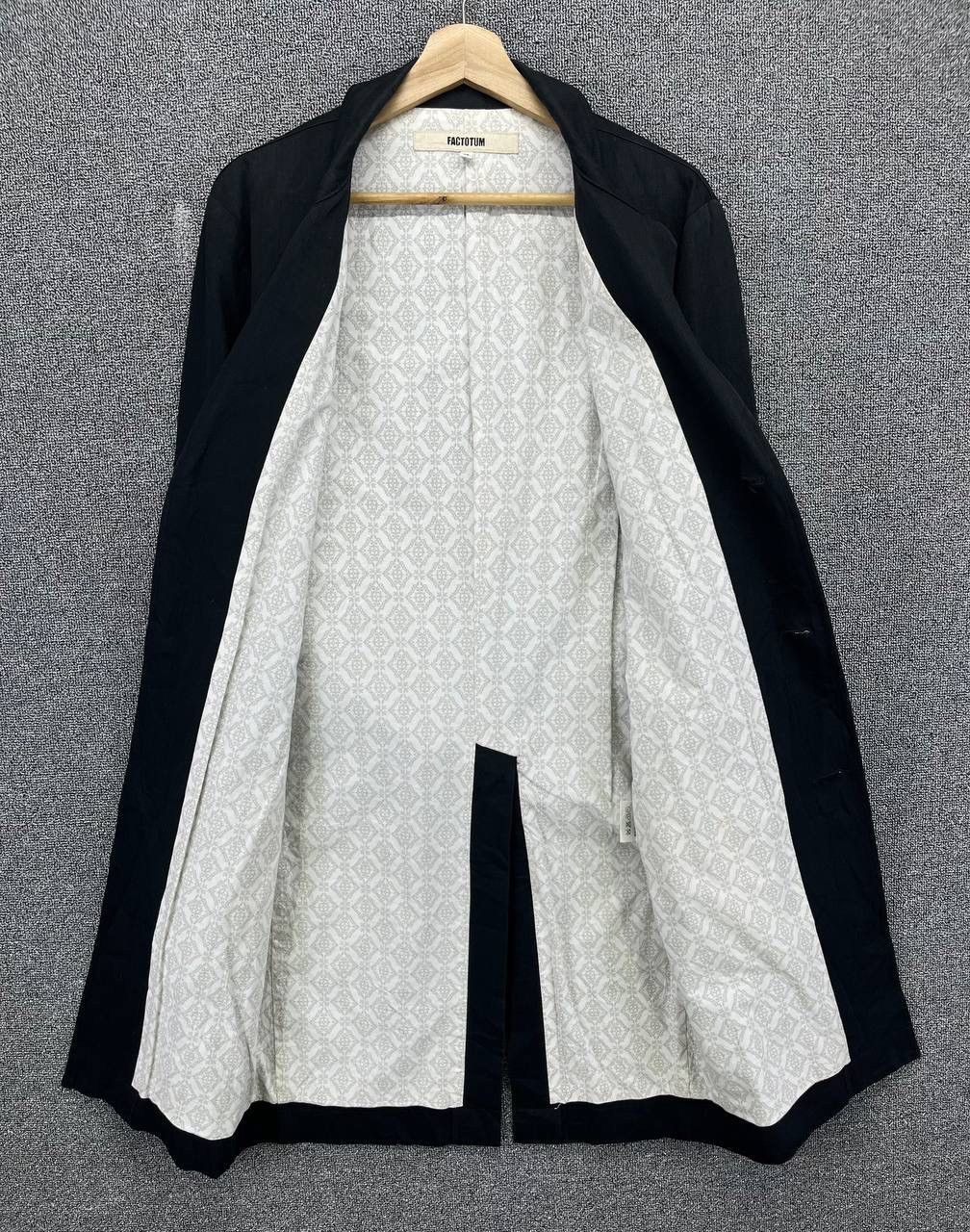 FACTOTUM Vintage Factotum Black Long Jacket Size M / US 6-8 / IT 42-44 - 10 Thumbnail