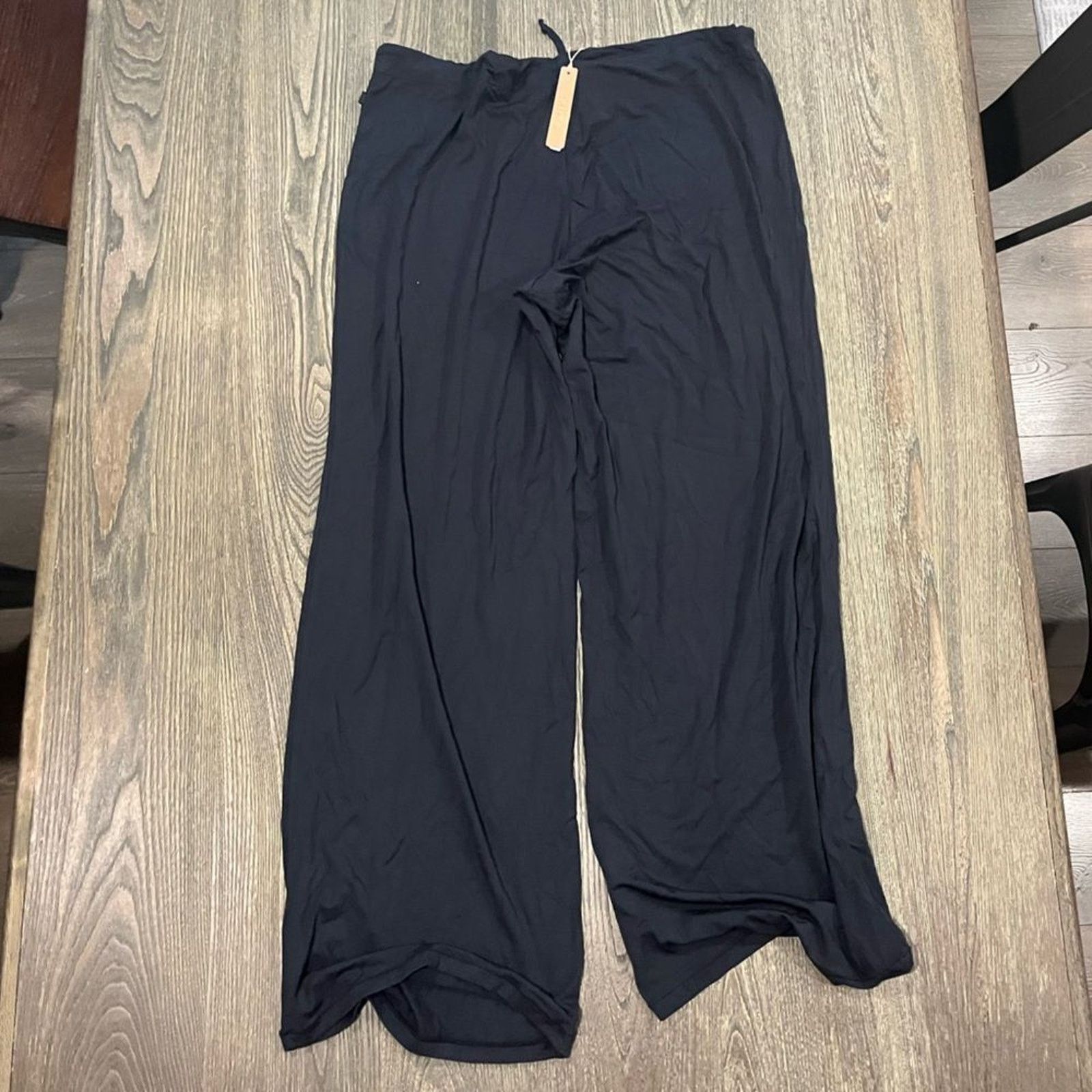 SKIMS NWT Skims Sleep Straight Leg Pant Adjustable Stretch Size XL Size 33" - 6 Thumbnail