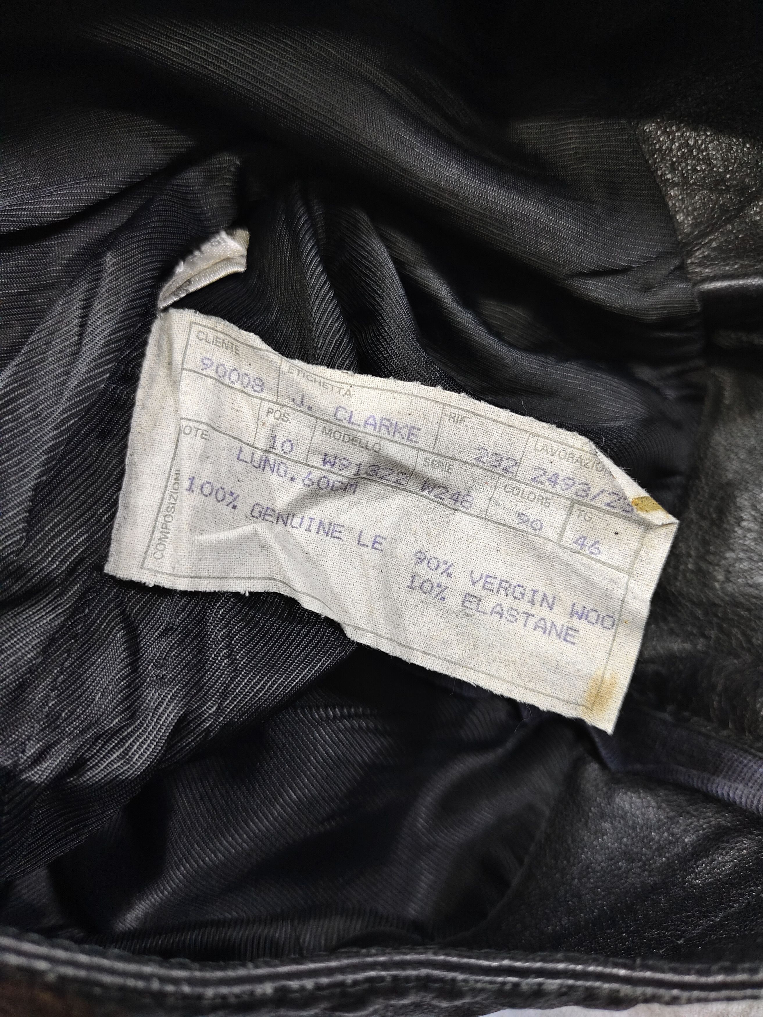 Seditionaries 90s Joslyn Clarke🇮🇹 Archive Hybrid Leather Wool Panel Skir Size 30" / US 8 / IT 44 - 8 Thumbnail