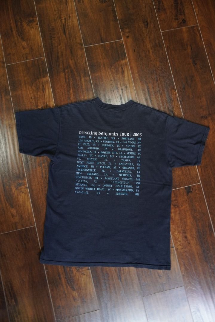 Vintage Vintage Breaking Benjamin Tour 2005 T-shirt - L Size US L / EU 52-54 / 3 - 2 Thumbnail