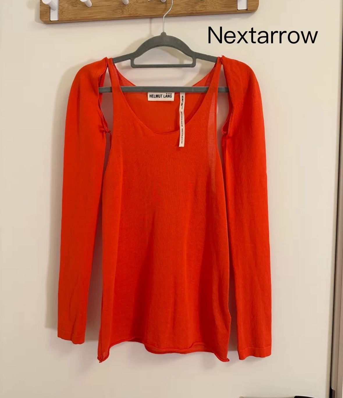 Helmut Lang Helmut Lang light red knitted sweater2412-Nextarrow Size US S / EU 44-46 / 1 - 1 Thumbnail