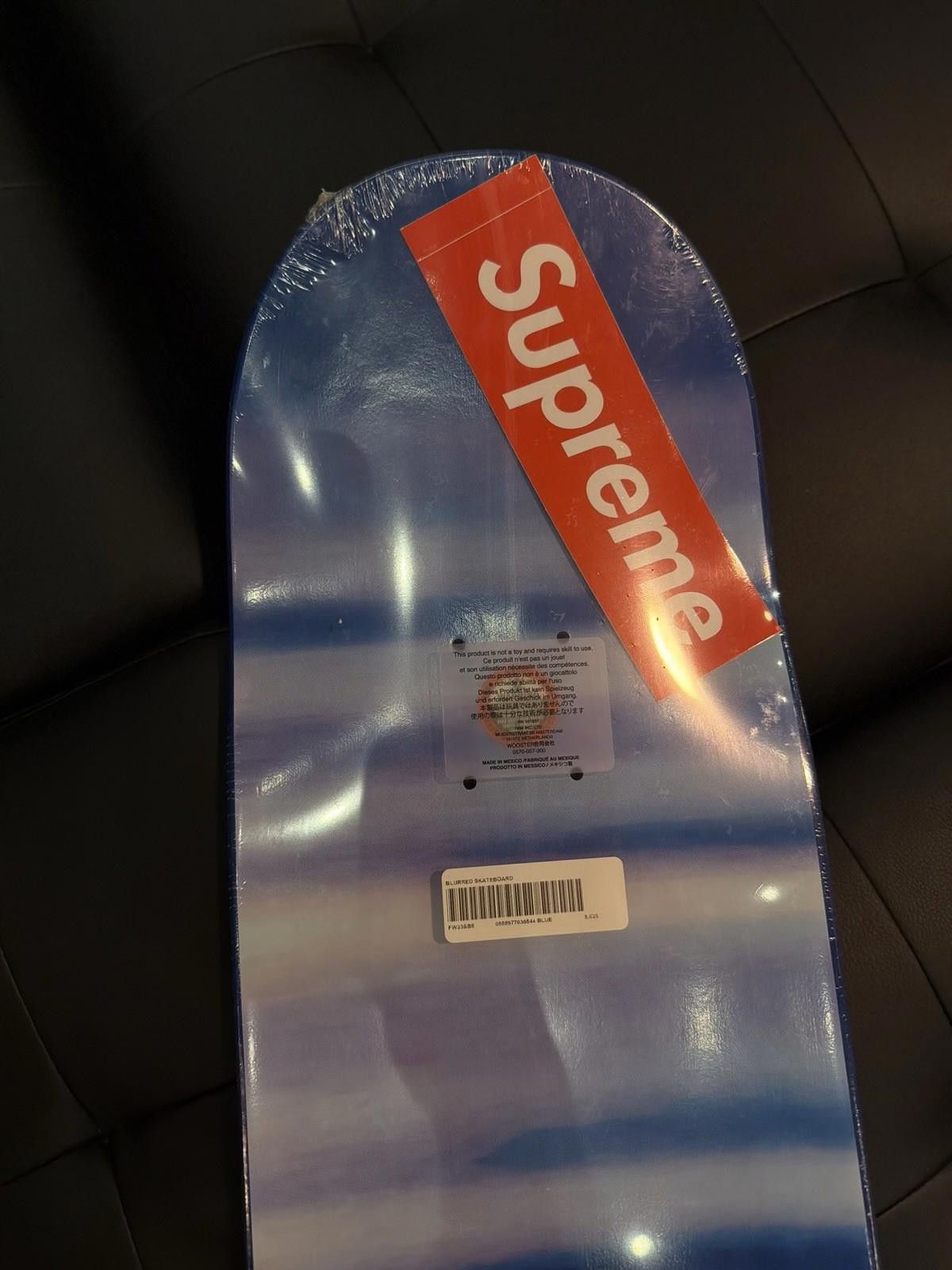 Supreme Supreme Skateboard Blurred Logo Color Red FW23 Brand New Size ONE SIZE - 7 Thumbnail