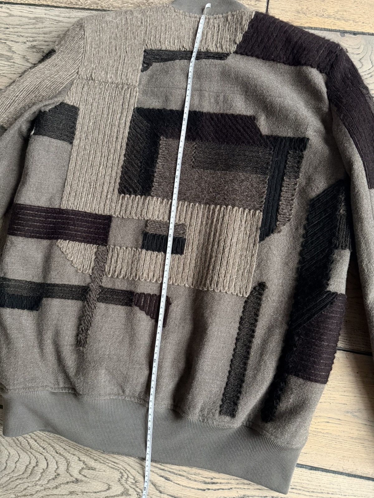 Rick Owens FW16 Mastodon Embroidered Wool Bomber Size US M / EU 48-50 / 2 - 21 Thumbnail