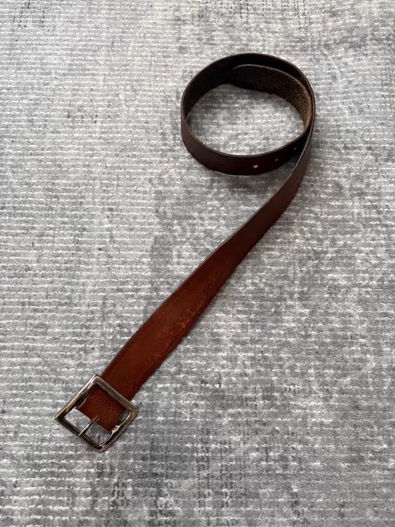 Saint Laurent Paris Saint Laurent Paris Square buckle brown belt i Size ONE SIZE - 2 Thumbnail