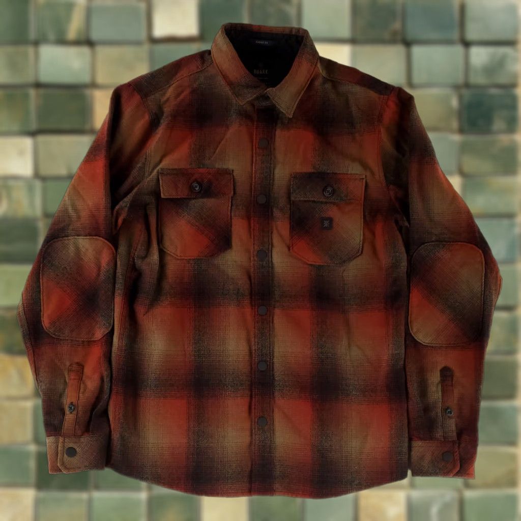 Pendleton Pendleton X Roark Shirt Snap Button Up Wool Shadow Plaid Double Elbows Mens S Multicolor Men Shirt S Size US S / EU 44-46 / 1 - 1 Thumbnail