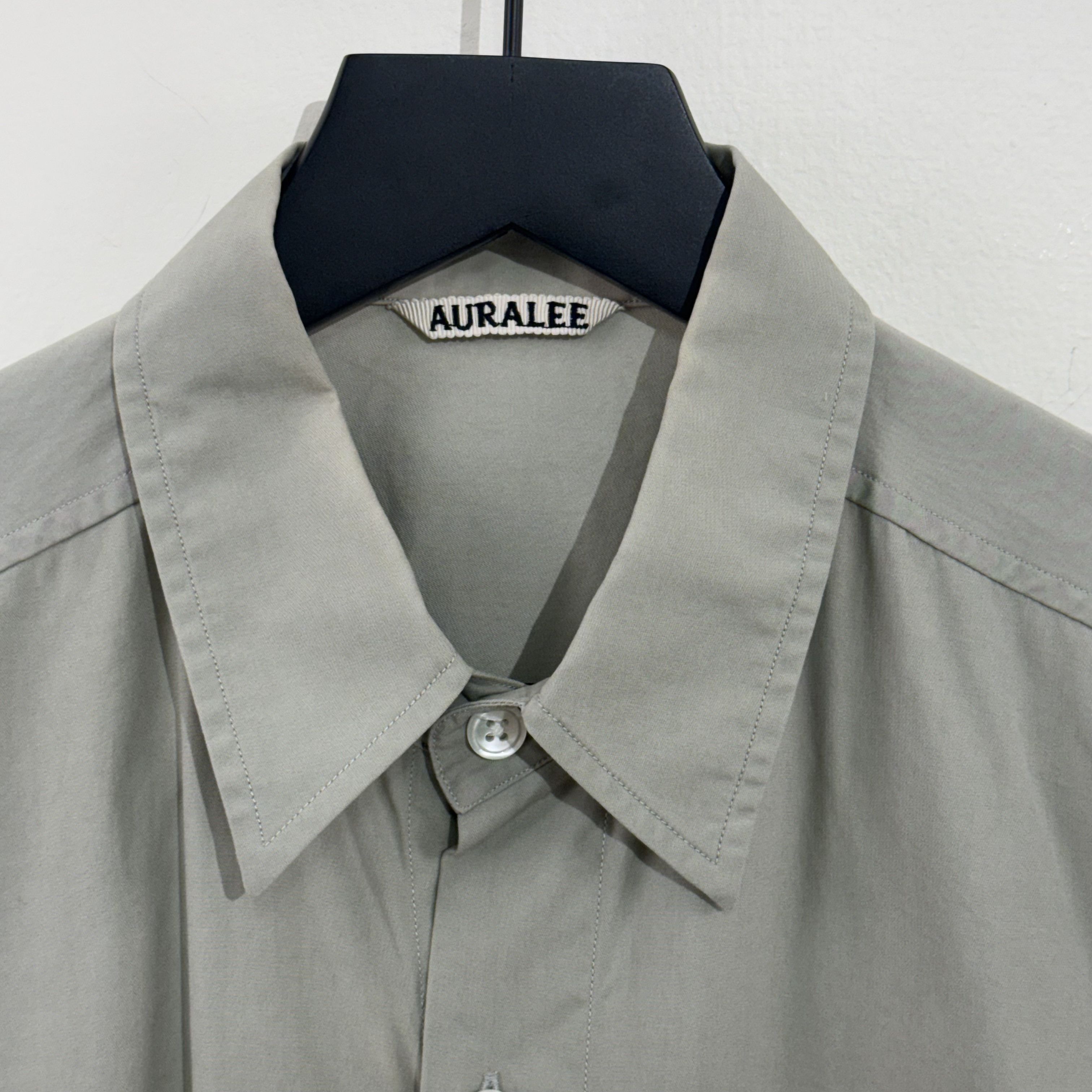 Auralee Auralee Washed Finx Twill Short Sleeve Shirt Size US L / EU 52-54 / 3 - 7 Thumbnail