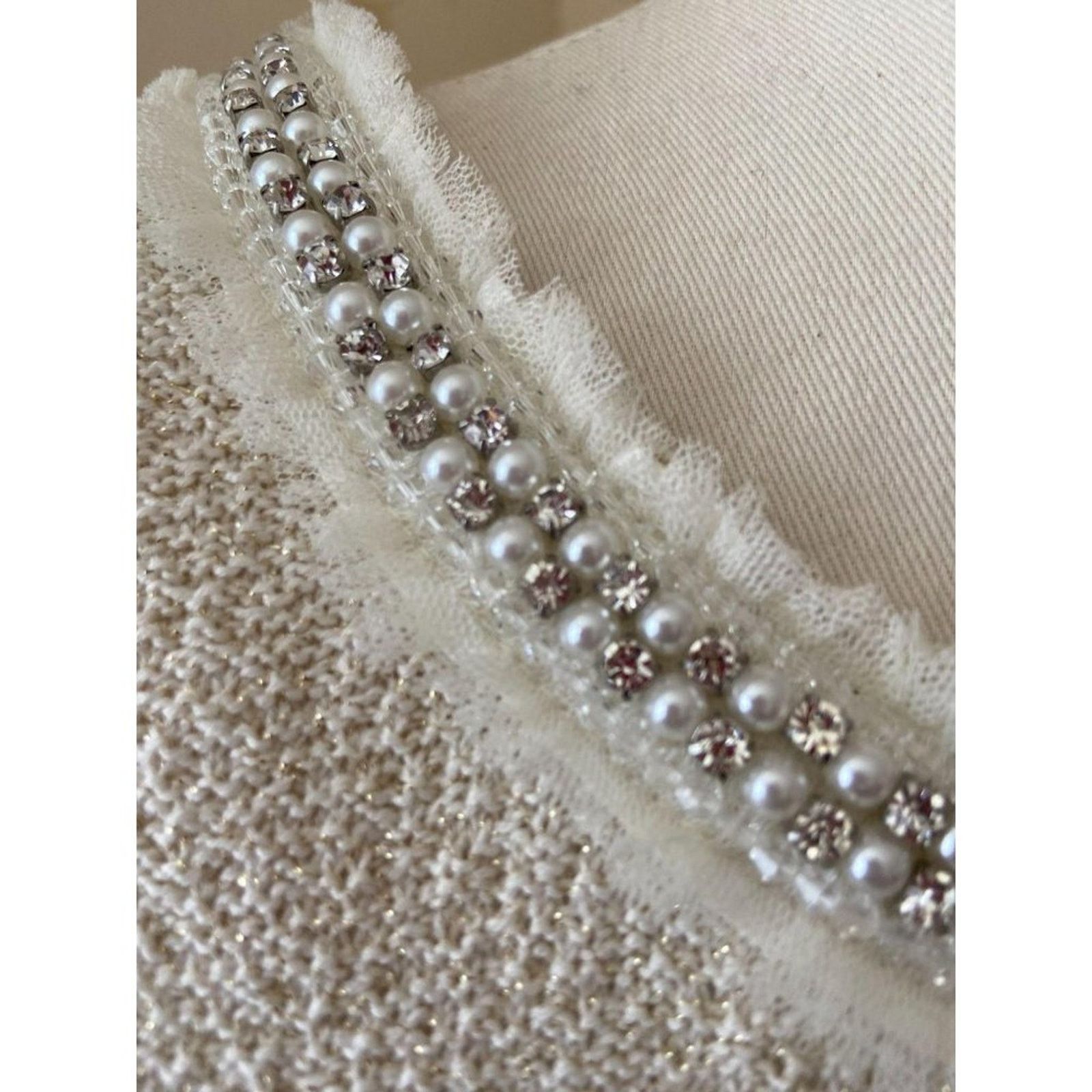St. John St. John Hand Beading 2c Matching Dress & Jacket - Size L / US 10 / IT 46 - 5 Thumbnail