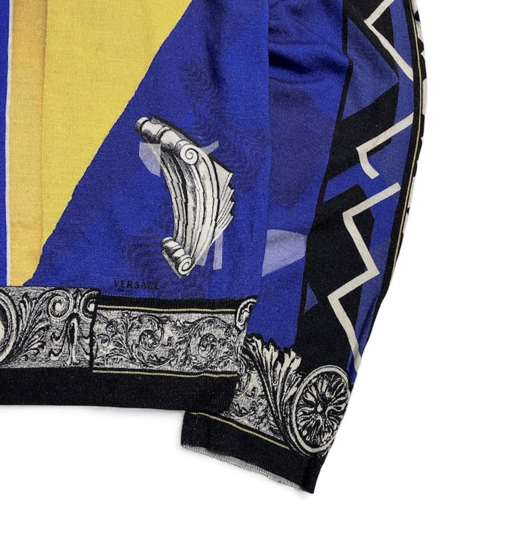 Versace Versace Antique Printed Wool Sweater Size US L / EU 52-54 / 3 - 3 Thumbnail
