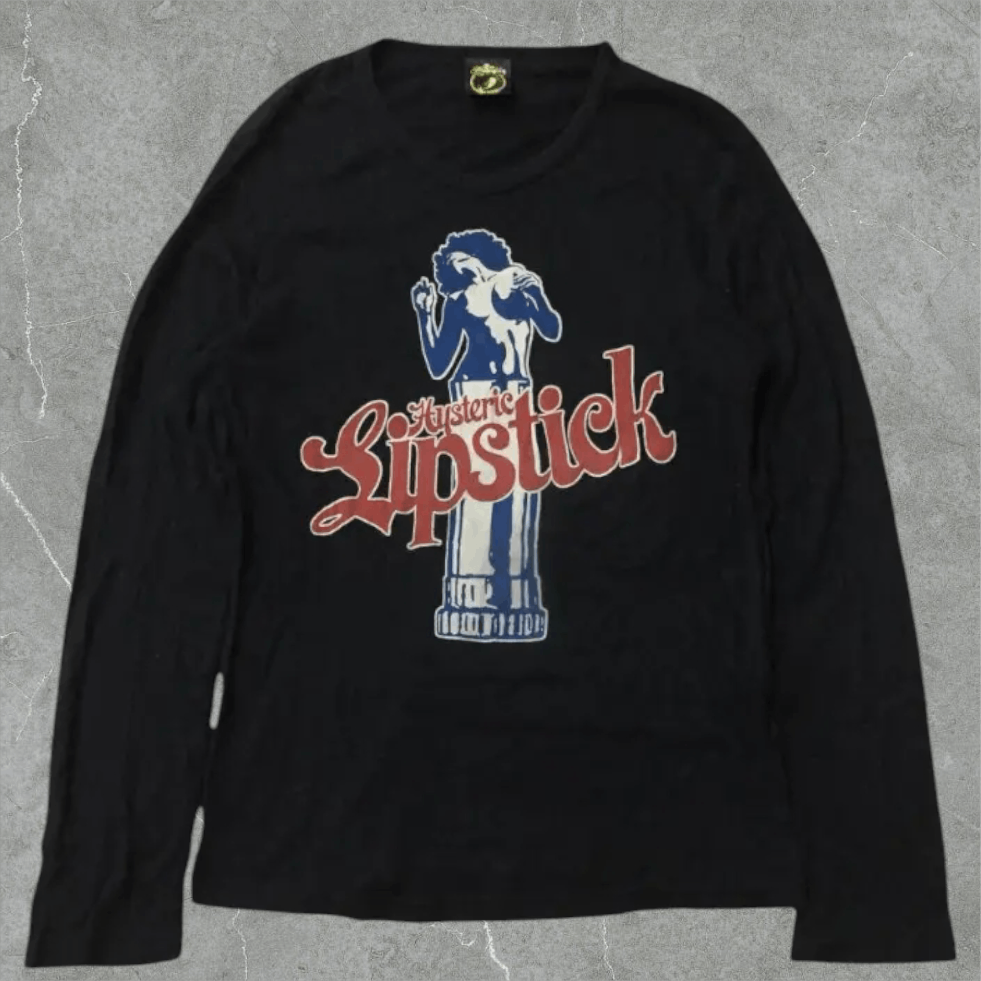 Hysteric Glamour × Japanese Brand × Vintage RARE Hysteric glamour lipstick long sleeve Tshirt Size US M / EU 48-50 / 2 - 1 Thumbnail