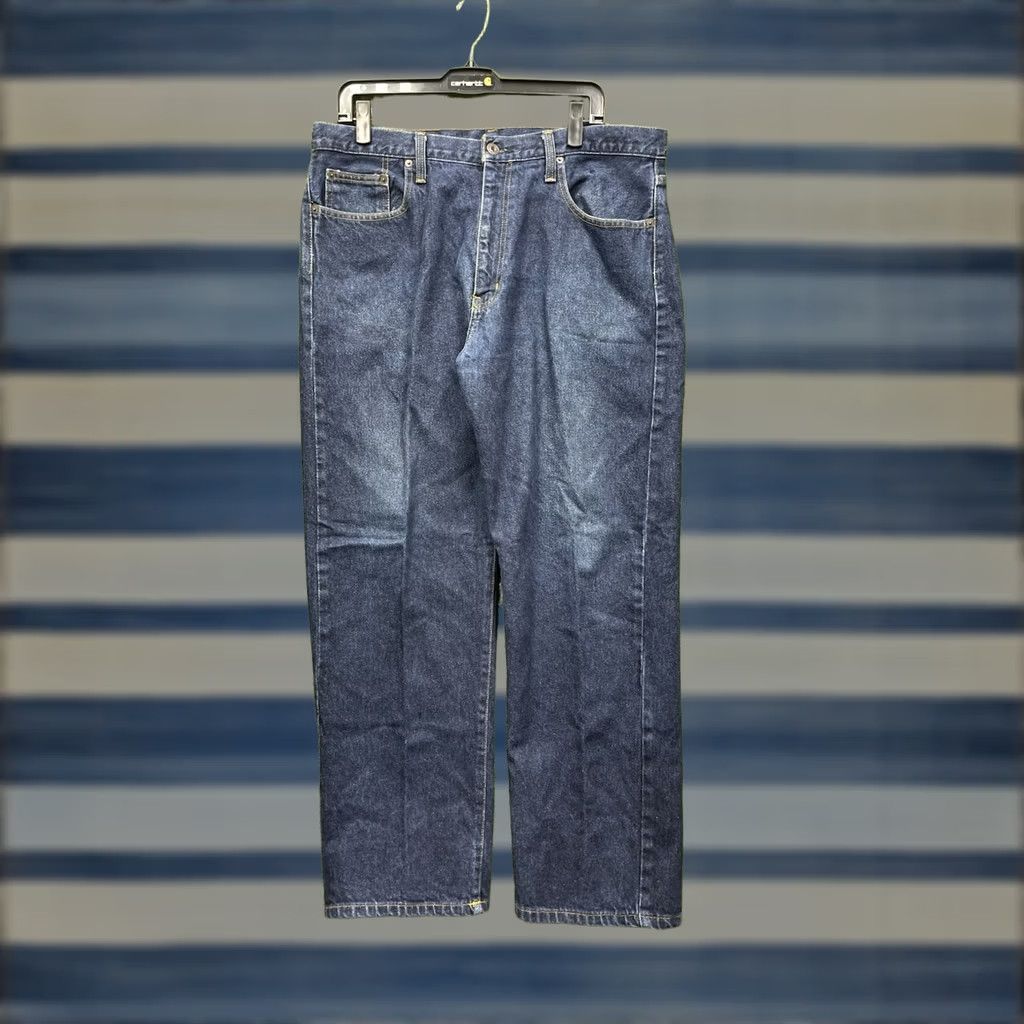 Polo Ralph Lauren Polo Ralph Lauren Jeans Mens 36x30 Straight Leg Dark Wash Denim y2k Clean Logo 90s Vintage Style Mens Jeans Black? Size US M / EU 48-50 / 2 - 1 Thumbnail