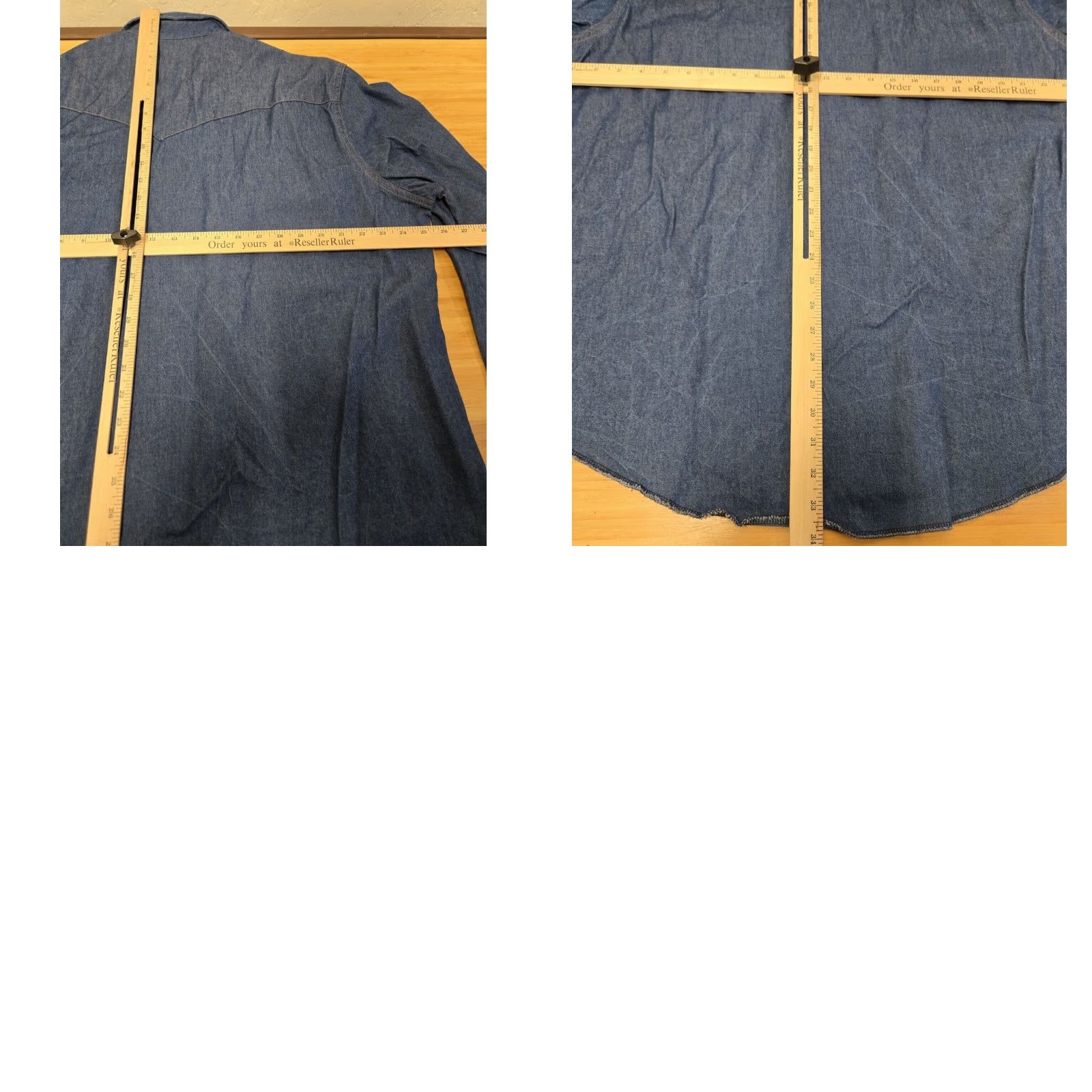 Wrangler VINTAGE Wrangler Pearl Snap Western Denim Shirt Mens XL Blue Cowboy Rodeo Size US XL / EU 56 / 4 - 8 Thumbnail