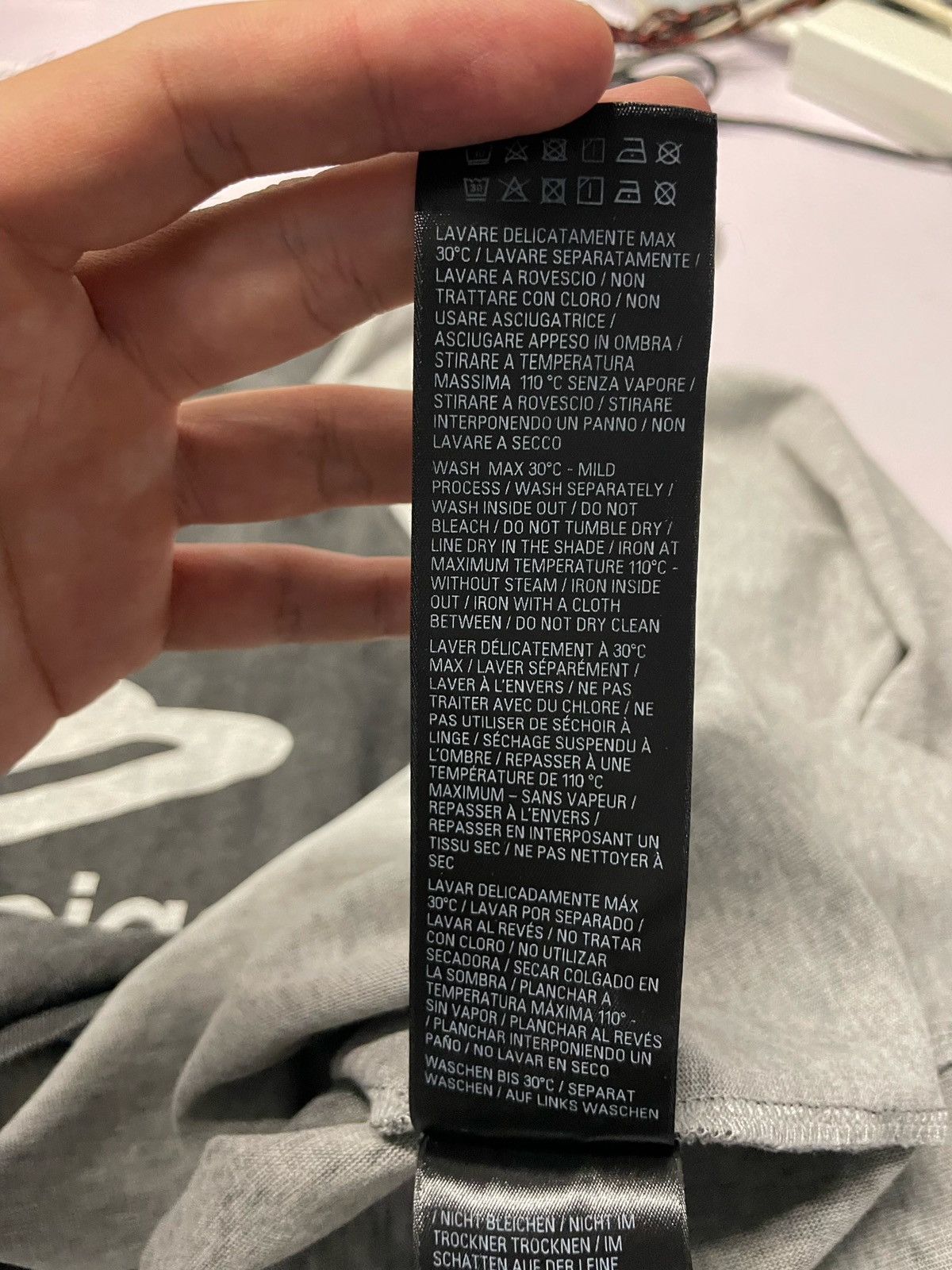 Balenciaga Balenciaga 3B Logo Oversized Tee Size US M / EU 48-50 / 2 - 14 Thumbnail