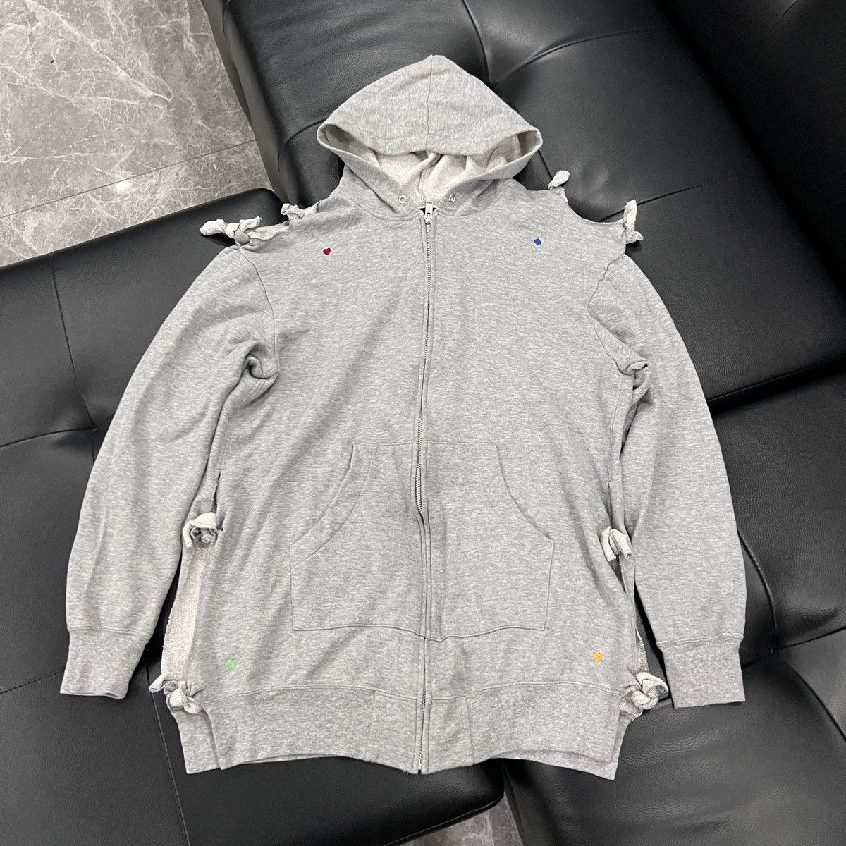 Undercover Undercover SS16 Playing Card Deconstructed Strap Hoodie Size US S / EU 44-46 / 1 - 1 Thumbnail