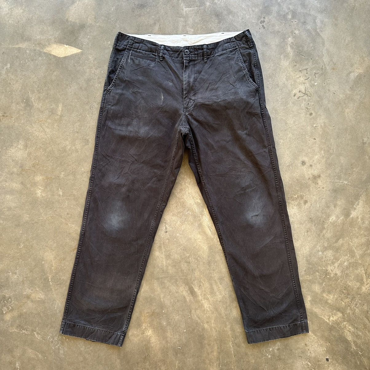 Japanese Brand Vintage Uniqlo Distressed Black Casual Trousers Pants Size US 35 - 1 Thumbnail