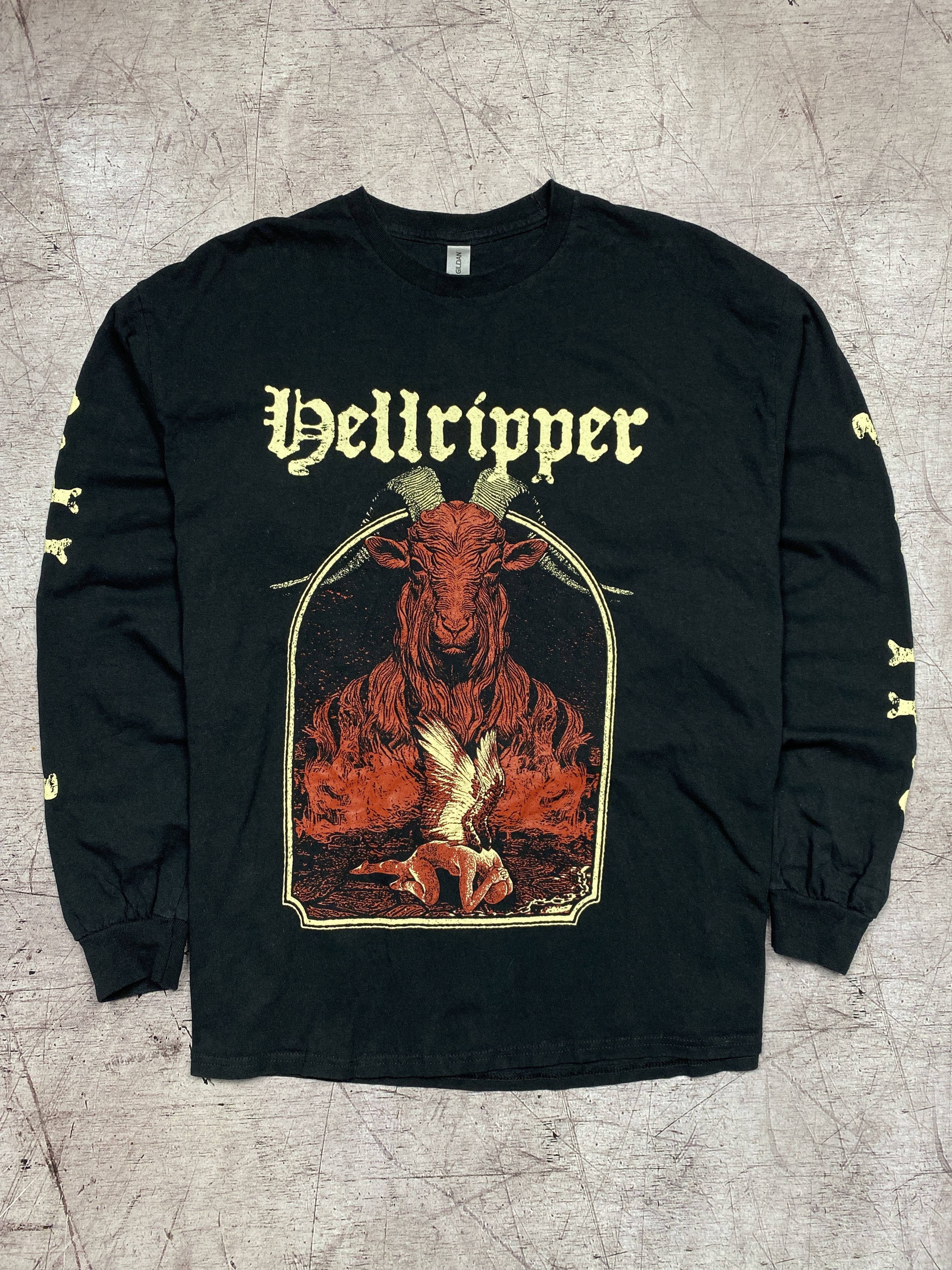 Seditionaries Hellripper Mens Long Sleeve T-Shirt Devil Size US XL / EU 56 / 4 - 2 Thumbnail