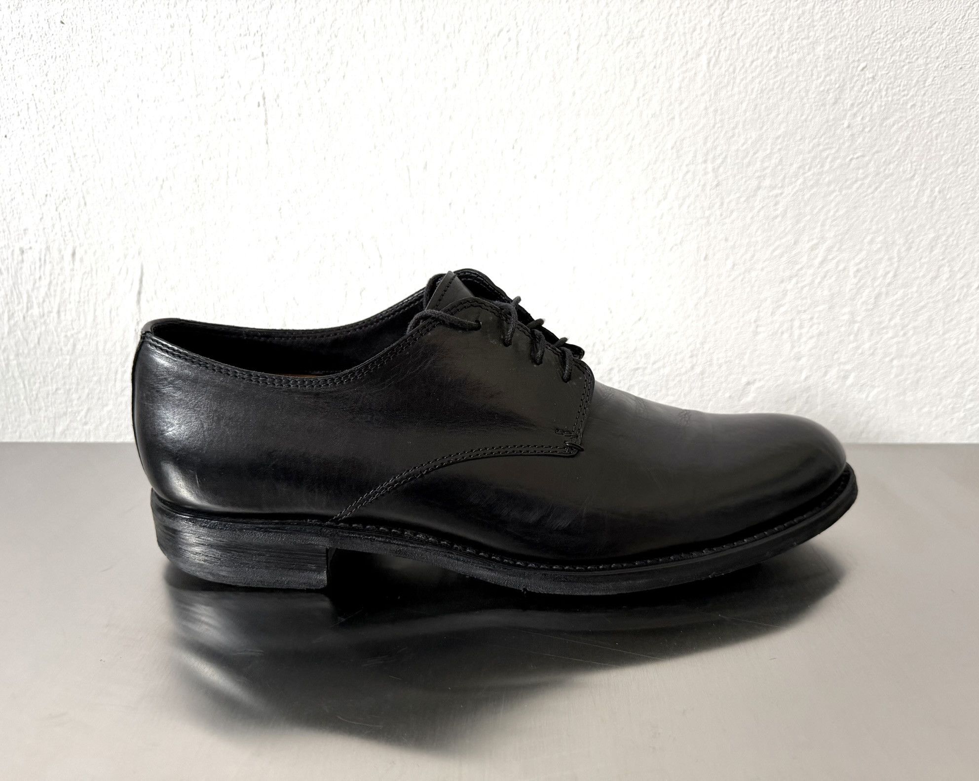 Costume National Costume National Homme Black Leather Derby EU44 Size US 11 / EU 44 - 3 Thumbnail