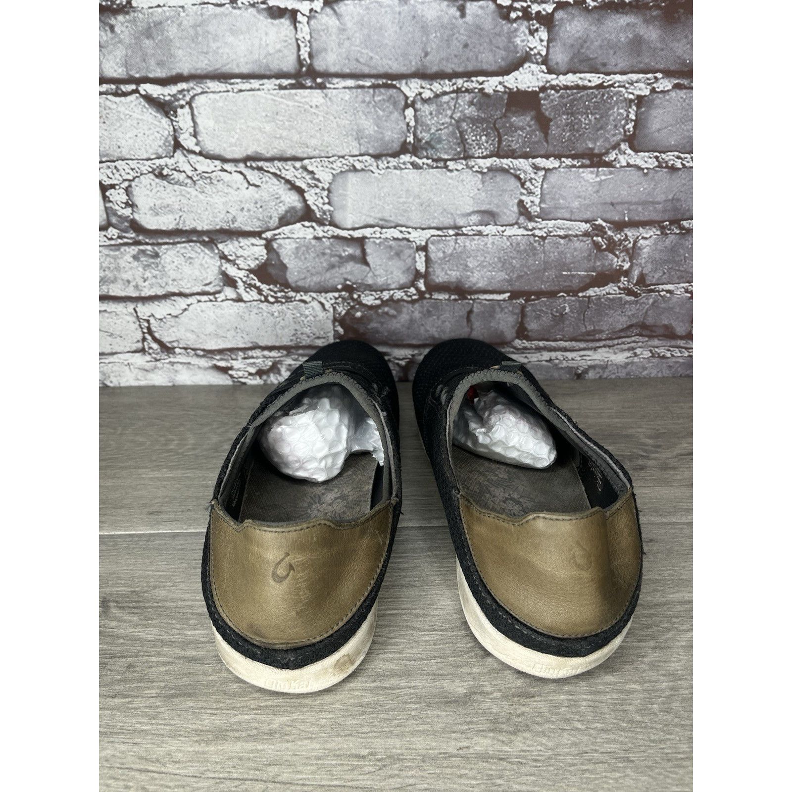 Olukai OLUKAI Alapa Li Black Textile Lace Up Athletic Sneakers Shoe Size US 12 / EU 45 - 5 Thumbnail