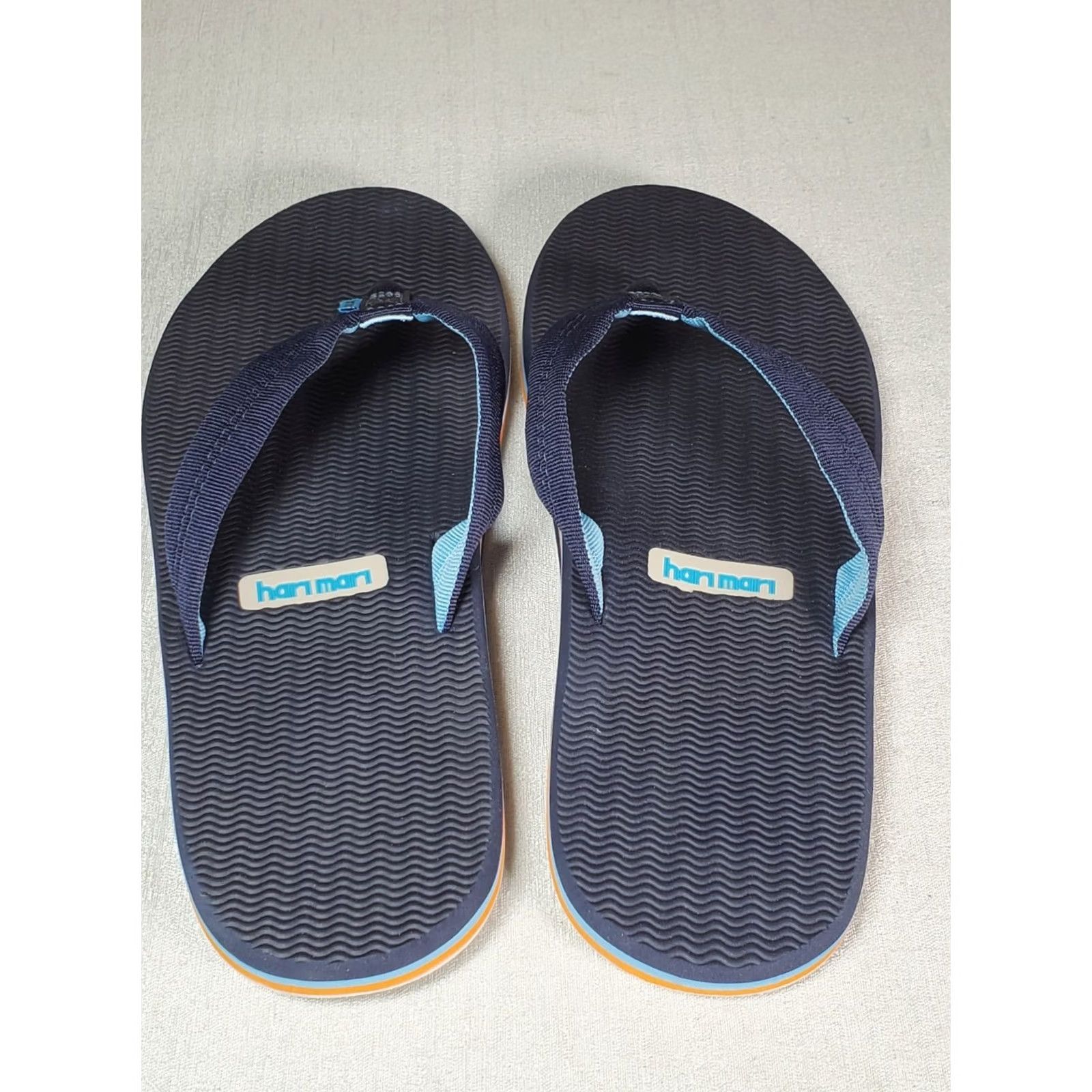 Vintage Hari Mari Dunes Flip Flop Sandal Blue Men's US 11 Size ONE SIZE - 7 Thumbnail
