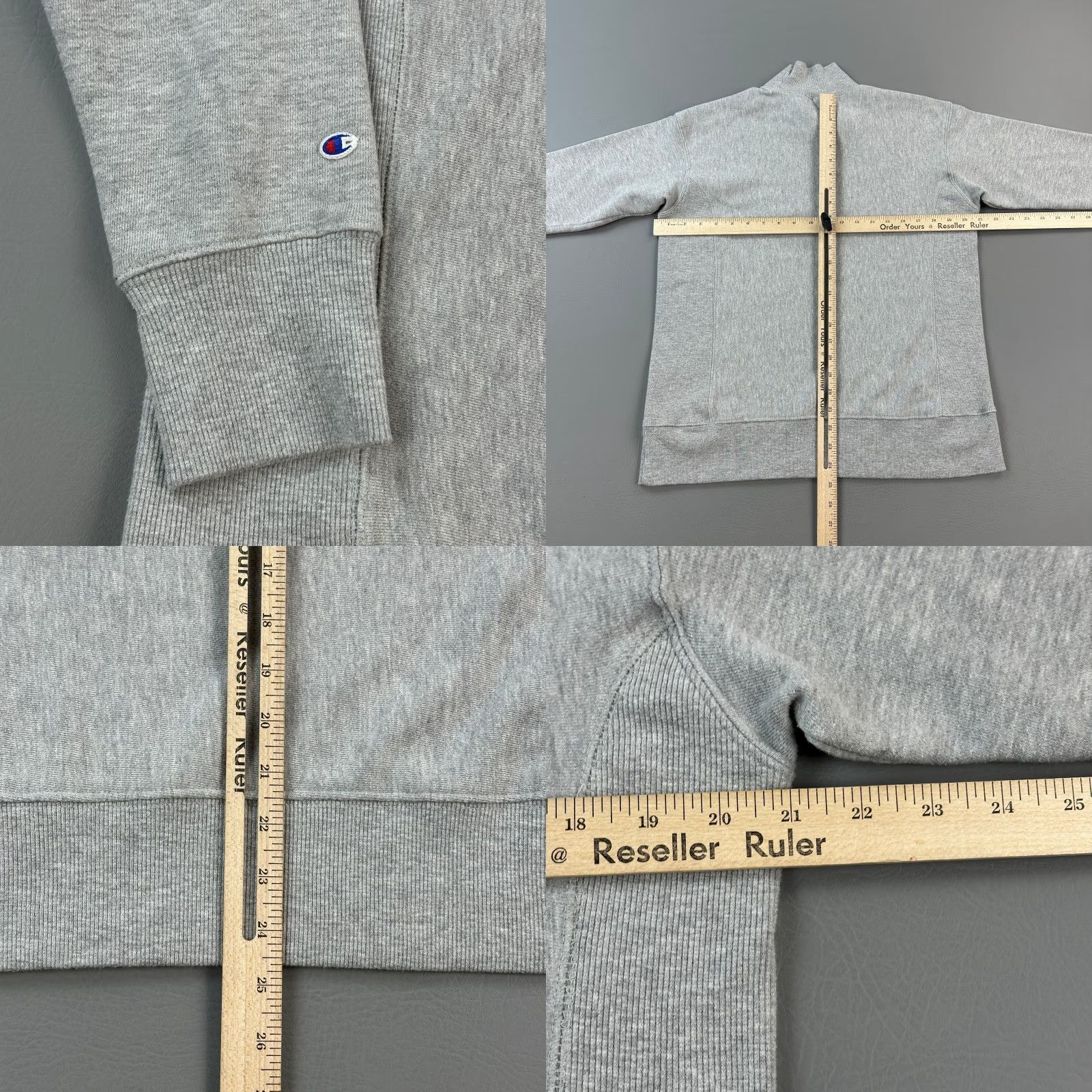 Champion Champion Reverse Weave Sweatshirt Mens Small Gray Mock Neck Pullover Size US S / EU 44-46 / 1 - 8 Thumbnail