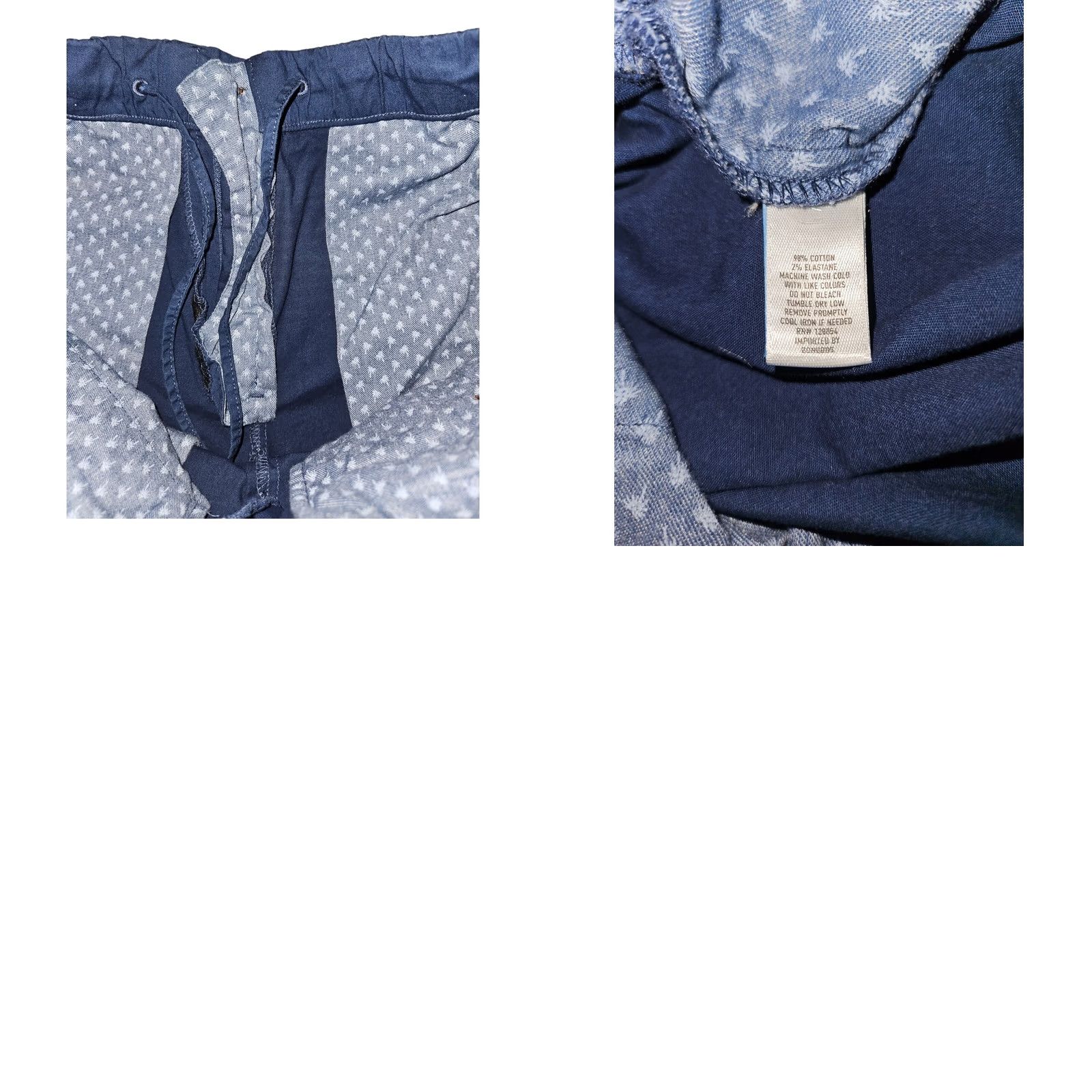 Bonobos Bonobos Pants Women Medium Short Navy Blue Elastic Waistband Draw String Chino Straight Pockets 26 Inseam Regular Rise Mid Size 32" / US 10 / IT 46 - 8 Thumbnail