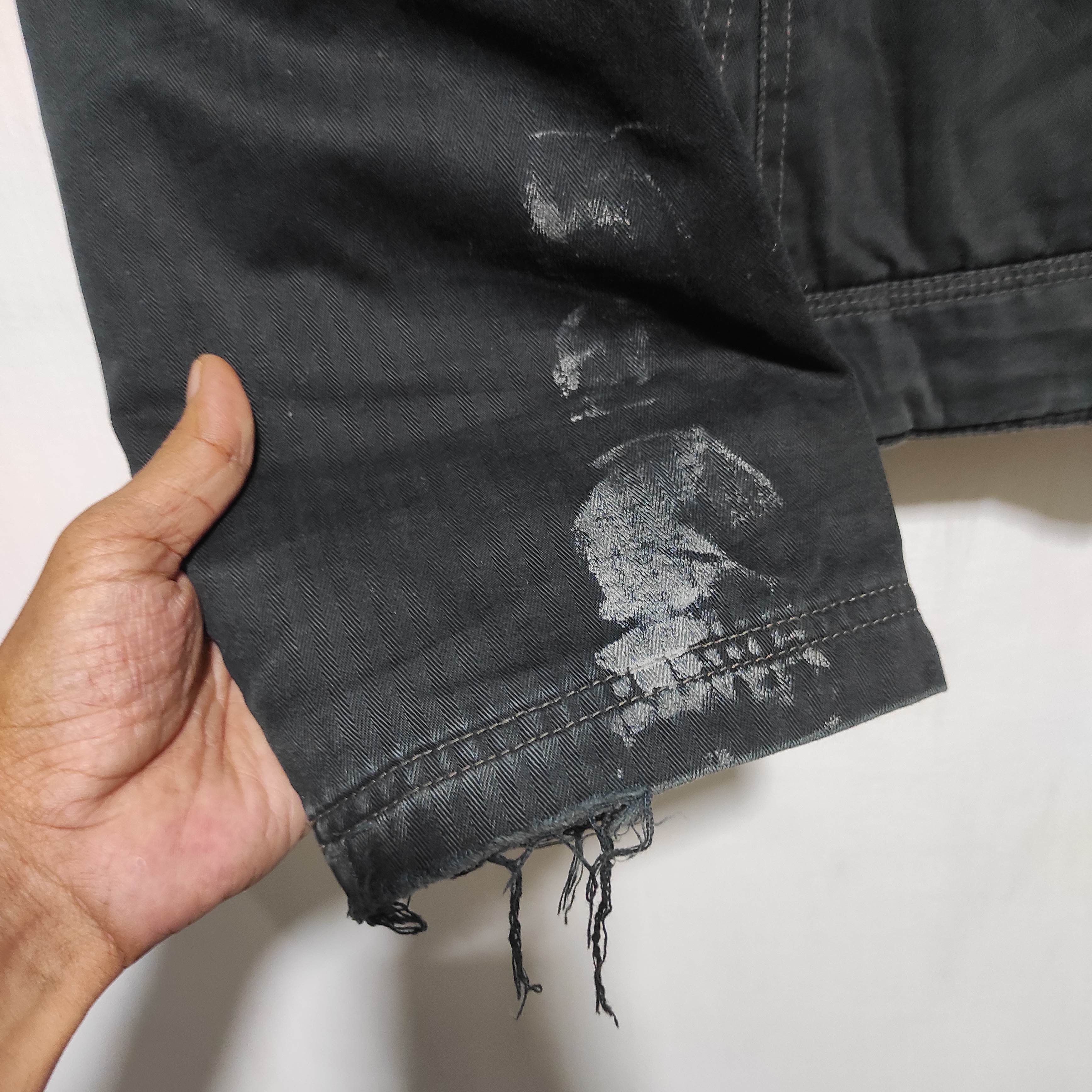 Vintage Vtg Distressed Tora by Toraichi Tactical Denim Jacket Racer Size US L / EU 52-54 / 3 - 10 Thumbnail