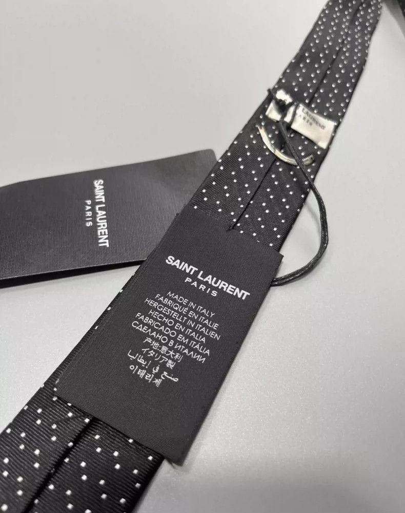 Saint Laurent Paris Saint Laurent Paris Little polka-dot tie 2505-Nextarrow Size ONE SIZE - 5 Thumbnail