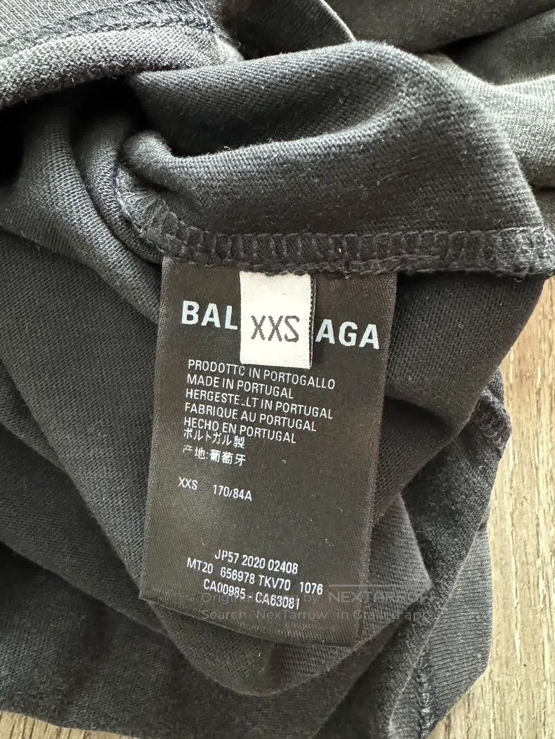 Balenciaga Balenciaga Distressed Flame Short Sleeve Size US XXS / EU 40 - 4 Thumbnail