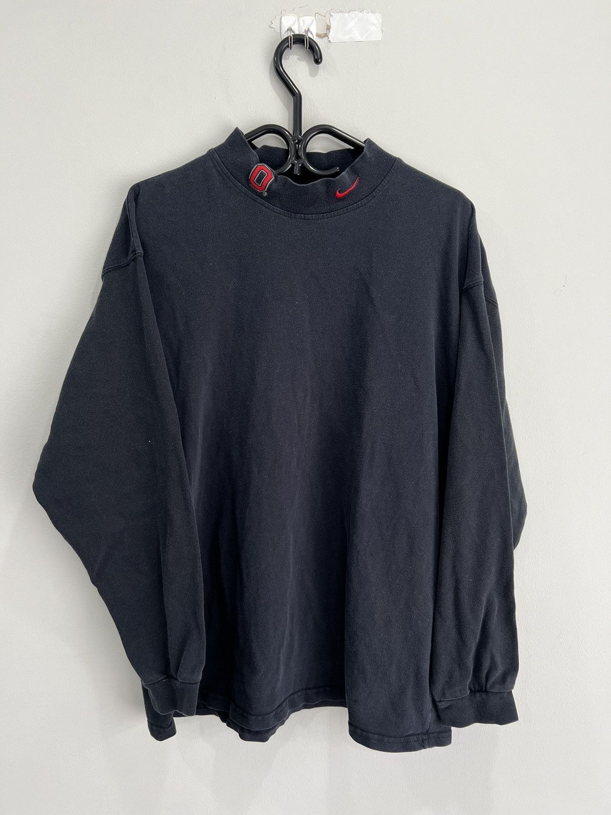 Nike Vintage Nike Mock Neck Longsleeve shirt Grailed