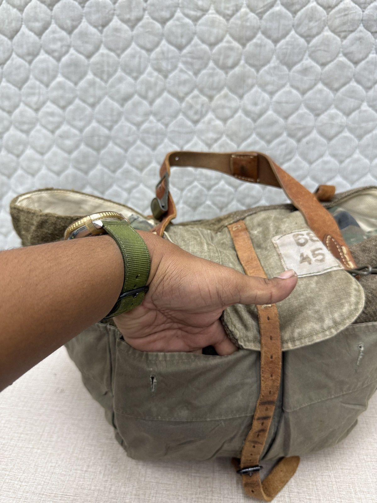 Japanese Brand 💥💥🔥STEALS ARTE POVERA MILITARY BAG Size ONE SIZE - 7 Thumbnail