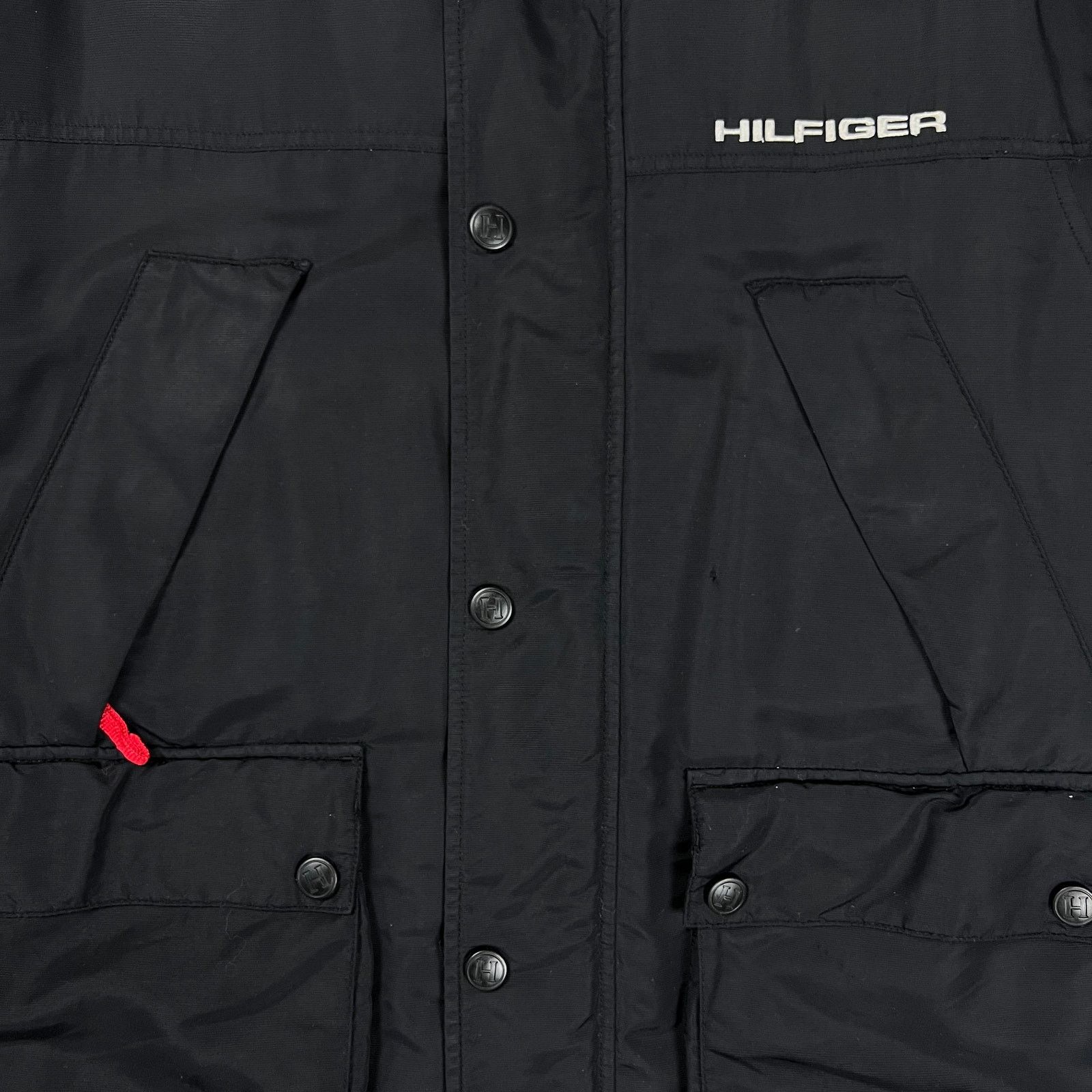 Tommy Hilfiger × Vintage Vintage 90s Tommy Hilfiger Jacket Small Flag Full Zip Coat Size US S / EU 44-46 / 1 - 3 Thumbnail