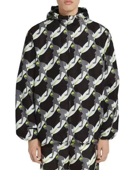 Gucci o1la5ras0426 Printed Technical Poplin Zip Jacket Size US L / EU 52-54 / 3 - 2 Thumbnail