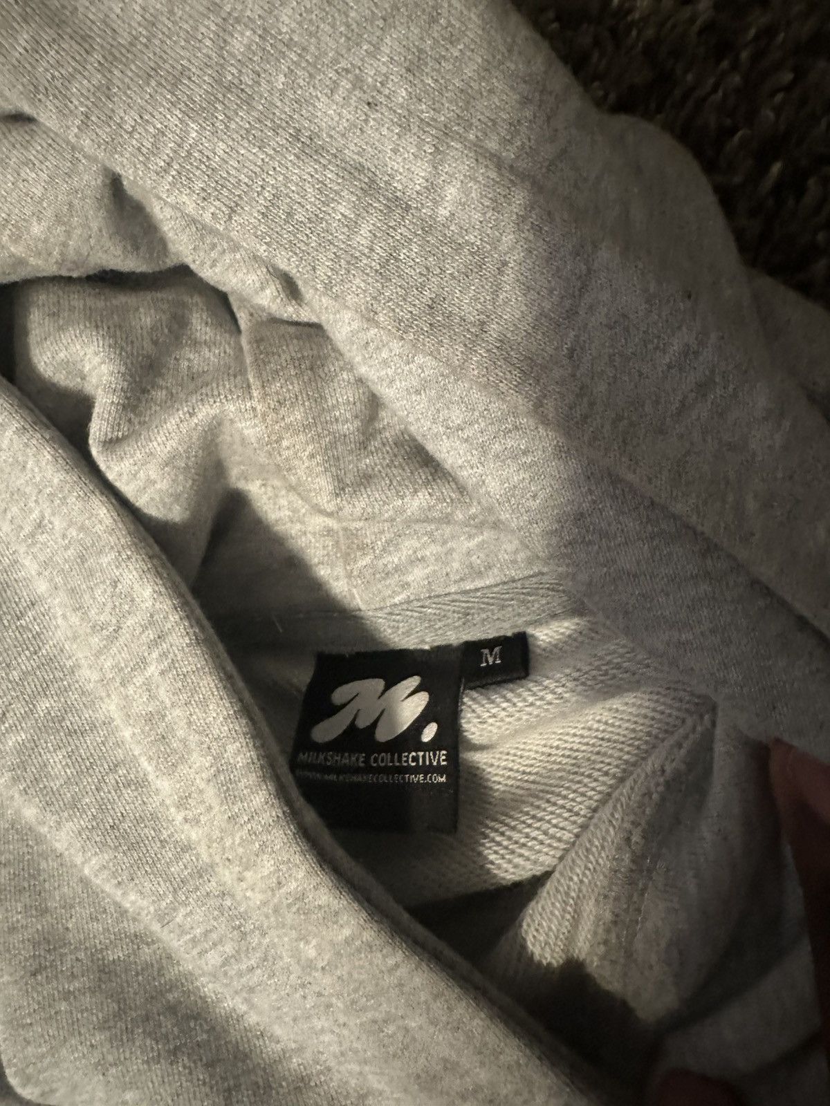 Other Milkshake Grey Pullover Graphic Hoodie Size Medium M Cotton Size US M / EU 48-50 / 2 - 3 Thumbnail