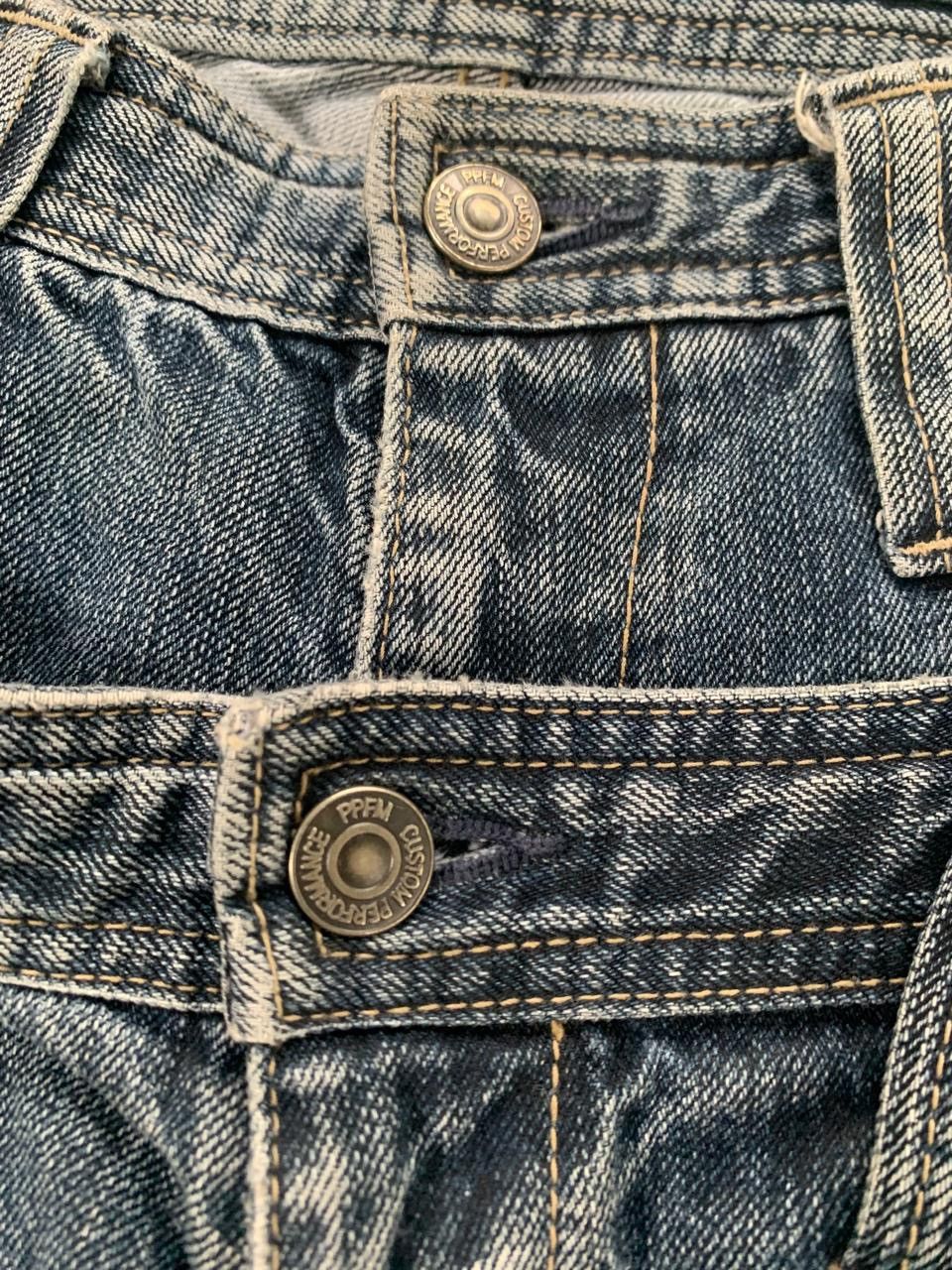 20471120 × Beauty Beast × PPFM PPFM Distressed Denim Double Waist Jeans Size US 31 - 6 Thumbnail