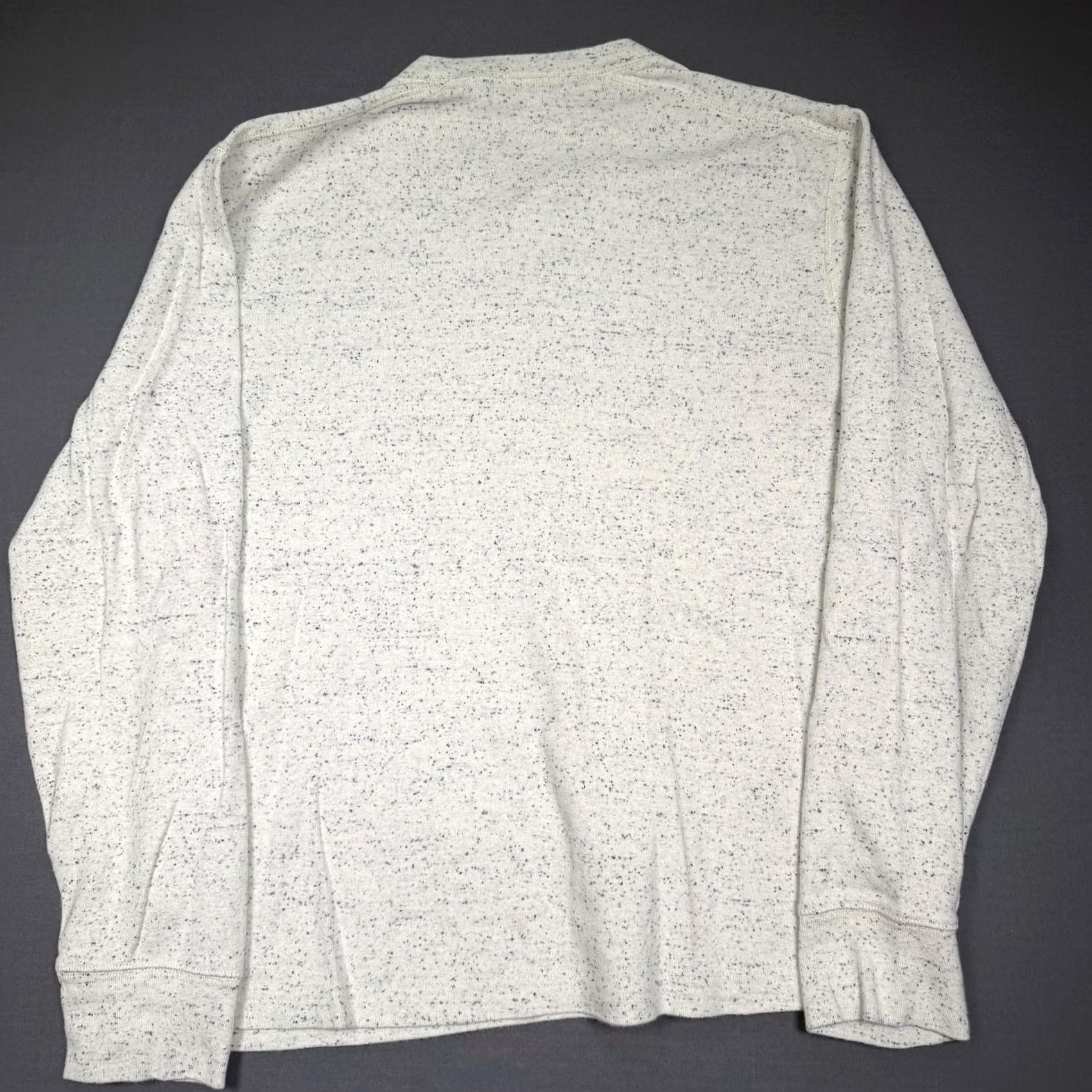 J.Crew J.Crew Shirt Mens Large White Long Sleeve Henley Cotton Jersey Tee T-Shirt Size US L / EU 52-54 / 3 - 6 Thumbnail