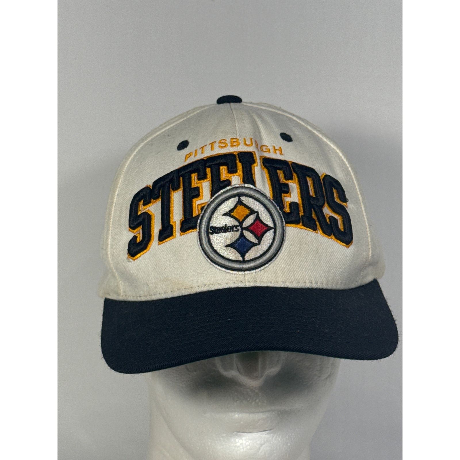 Mitchell & Ness Vintage 90s Pittsburgh Steelers Laser Snapback Hat Size ONE SIZE - 1 Thumbnail