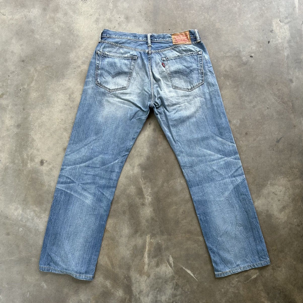 Levi's Vintage Levi’s 505 Distressed Faded Denim Jean Pant W32 Size US 32 / EU 48 - 9 Thumbnail