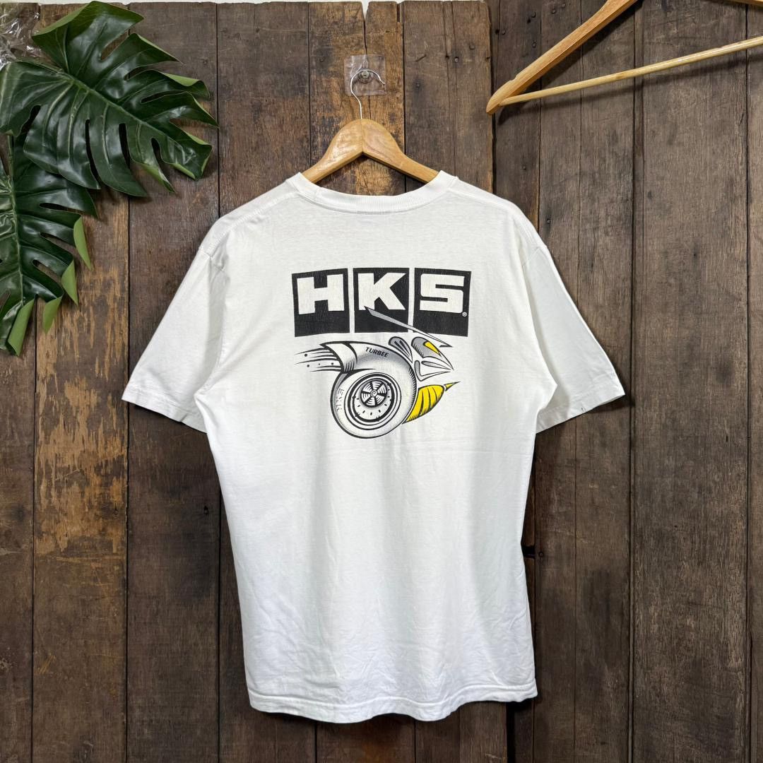 Vintage Vintage Fullscale HKS Drift Turbo Tshirt Size US L / EU 52-54 / 3 - 1 Thumbnail