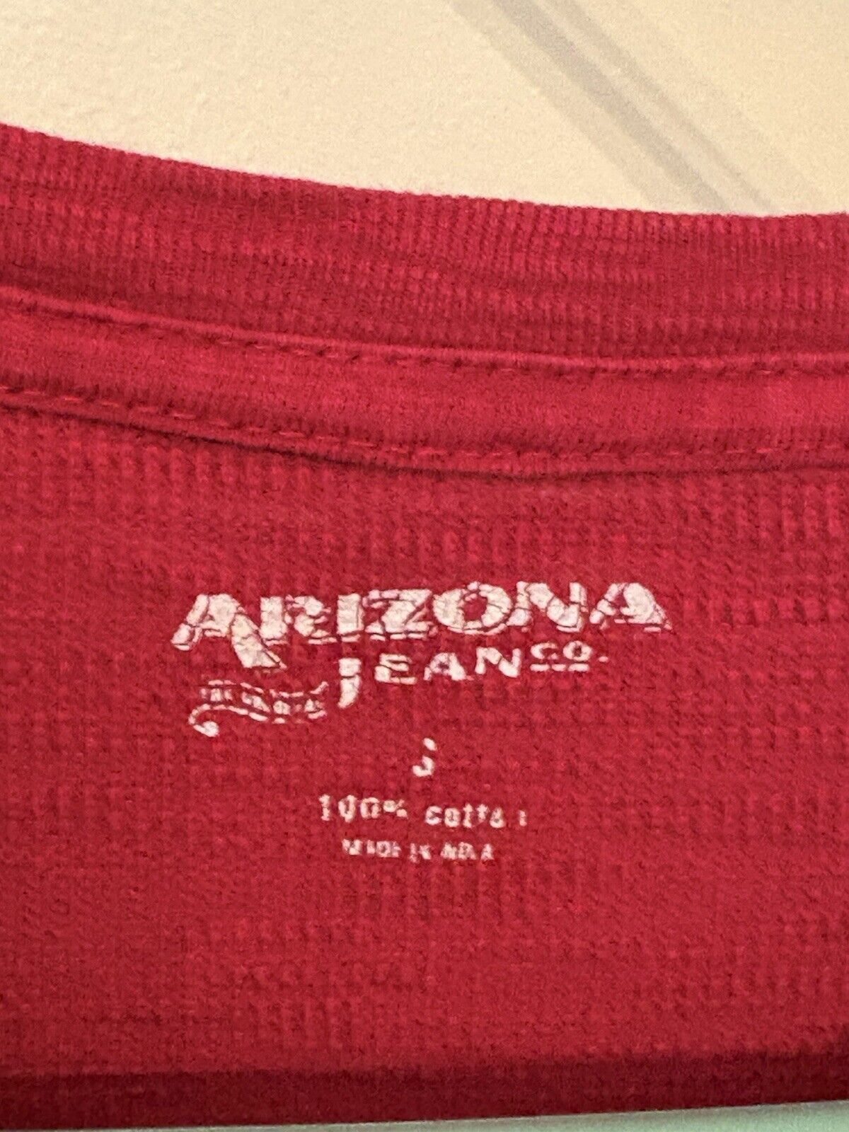 Arizona Jean Co. Arizona Jeans Co Red Thermal Long Sleeve Small Size US S / EU 44-46 / 1 - 3 Thumbnail