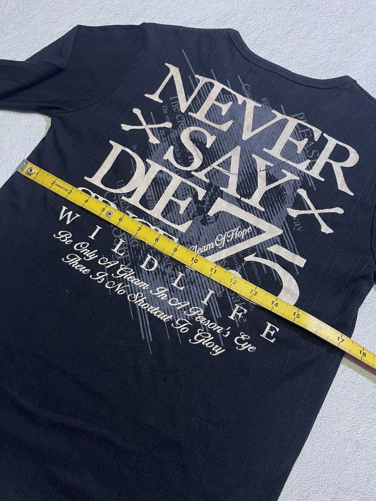 Hysteric Glamour Y2K MILD LIFE LONG SLEEVE TSHIRT IFSIX WASNINE STYLE Size US M / EU 48-50 / 2 - 11 Thumbnail