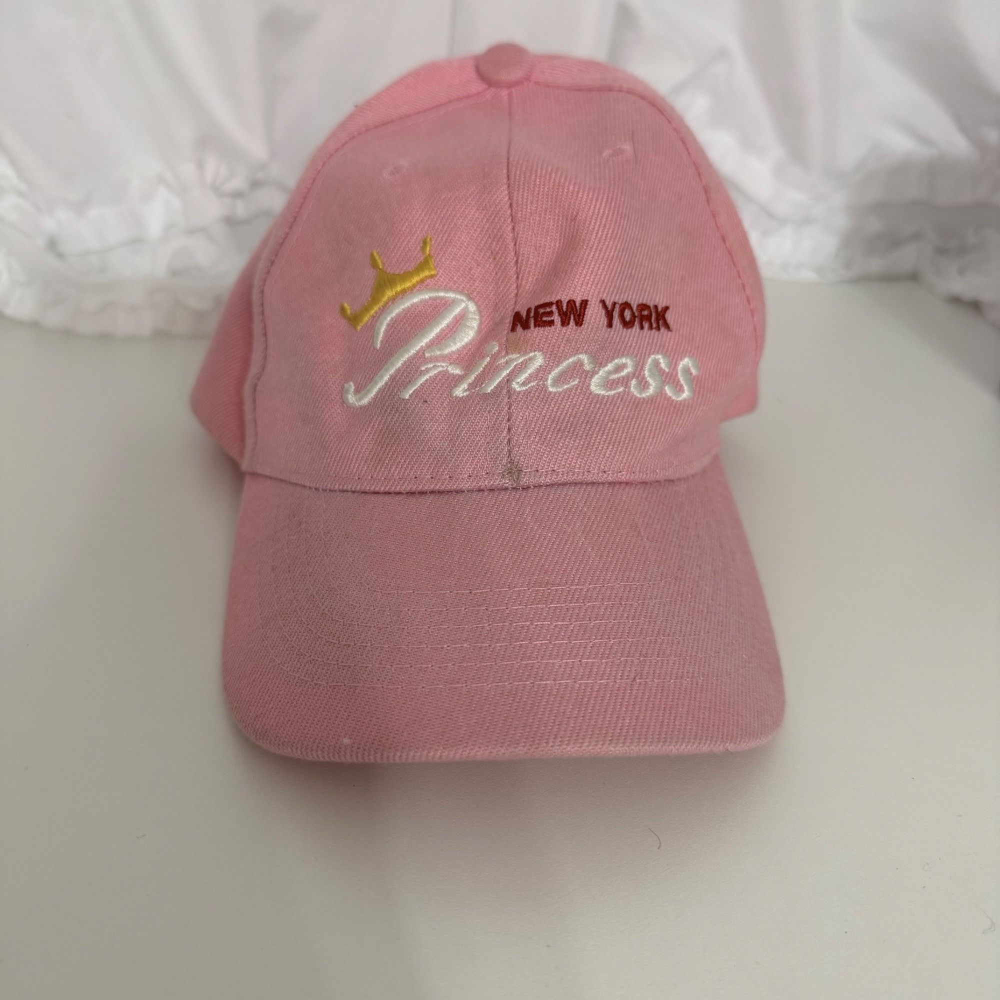 Other Pink New York Princess Baseball Cap Adjustable Velcro Strap Size ONE SIZE - 1 Thumbnail