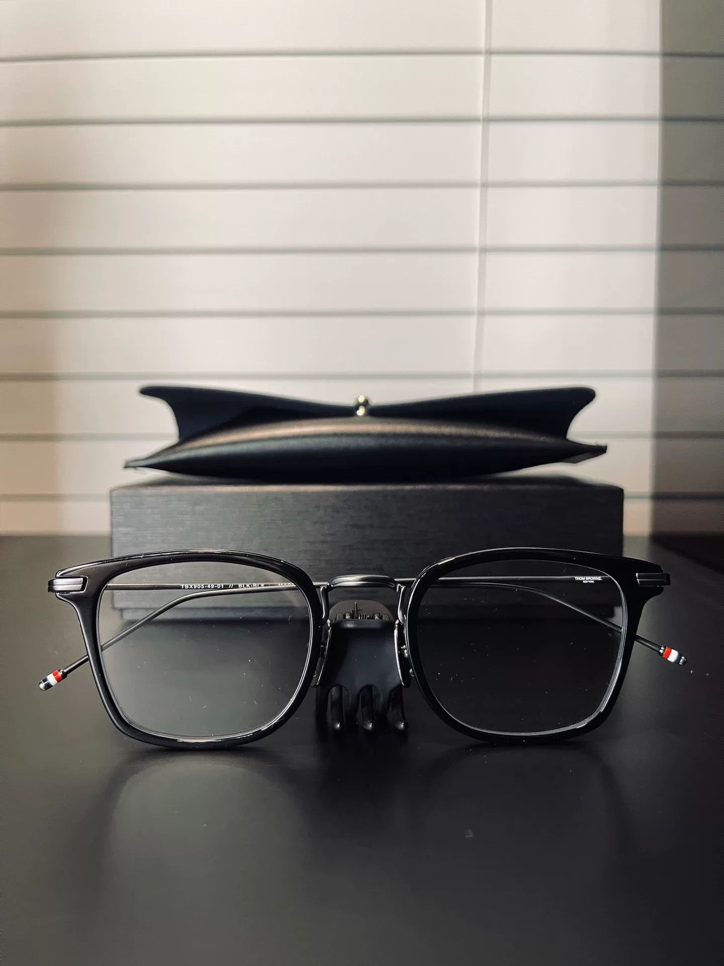 Thom Browne stylish black square Thom Browne glasses Size ONE SIZE - 1 Thumbnail