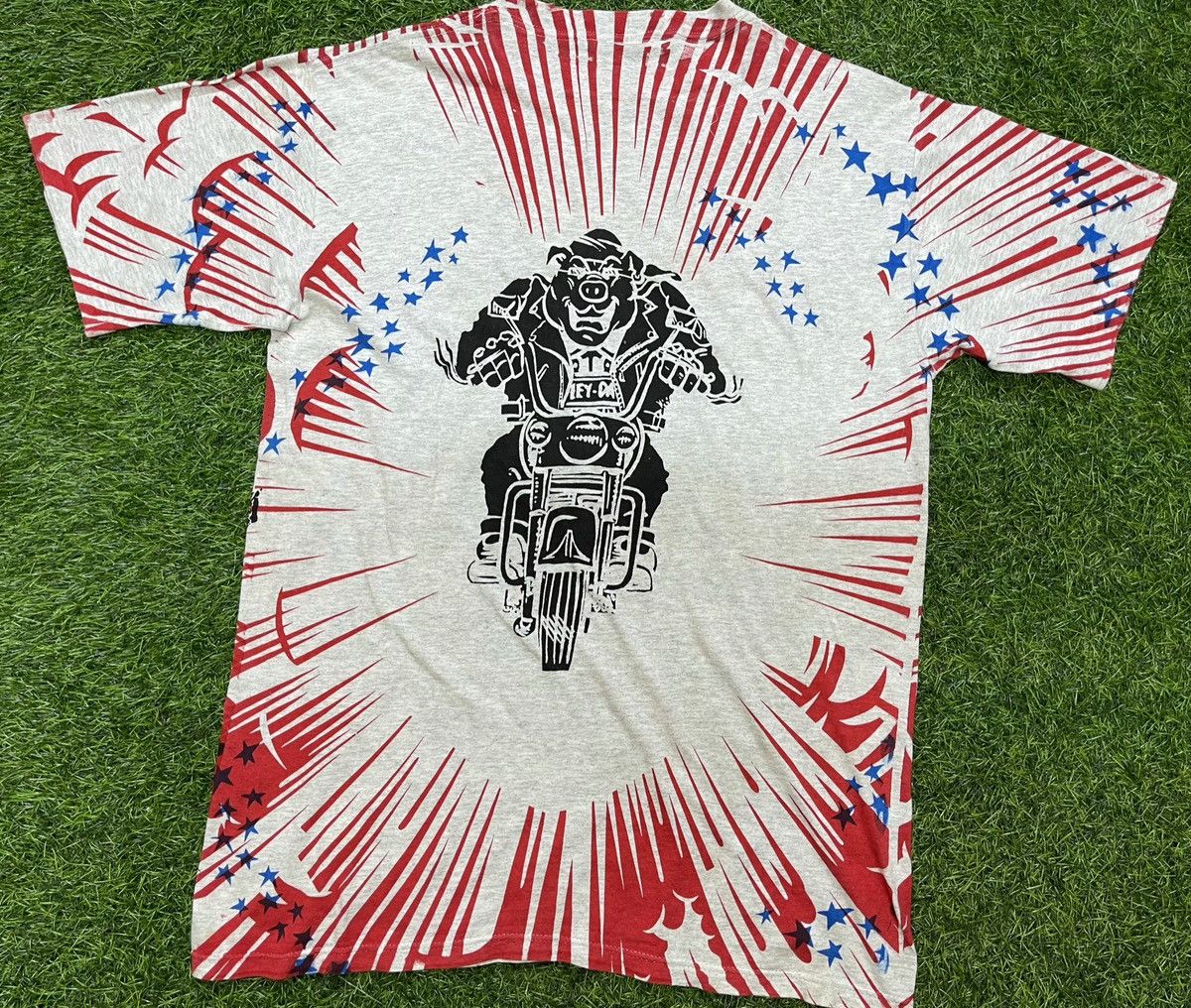 Harley Davidson × Vintage RARE VINTAGE HARLEY DAVIDSON ALL OVER PRINT 90s TEES Size US XL / EU 56 / 4 - 9 Thumbnail