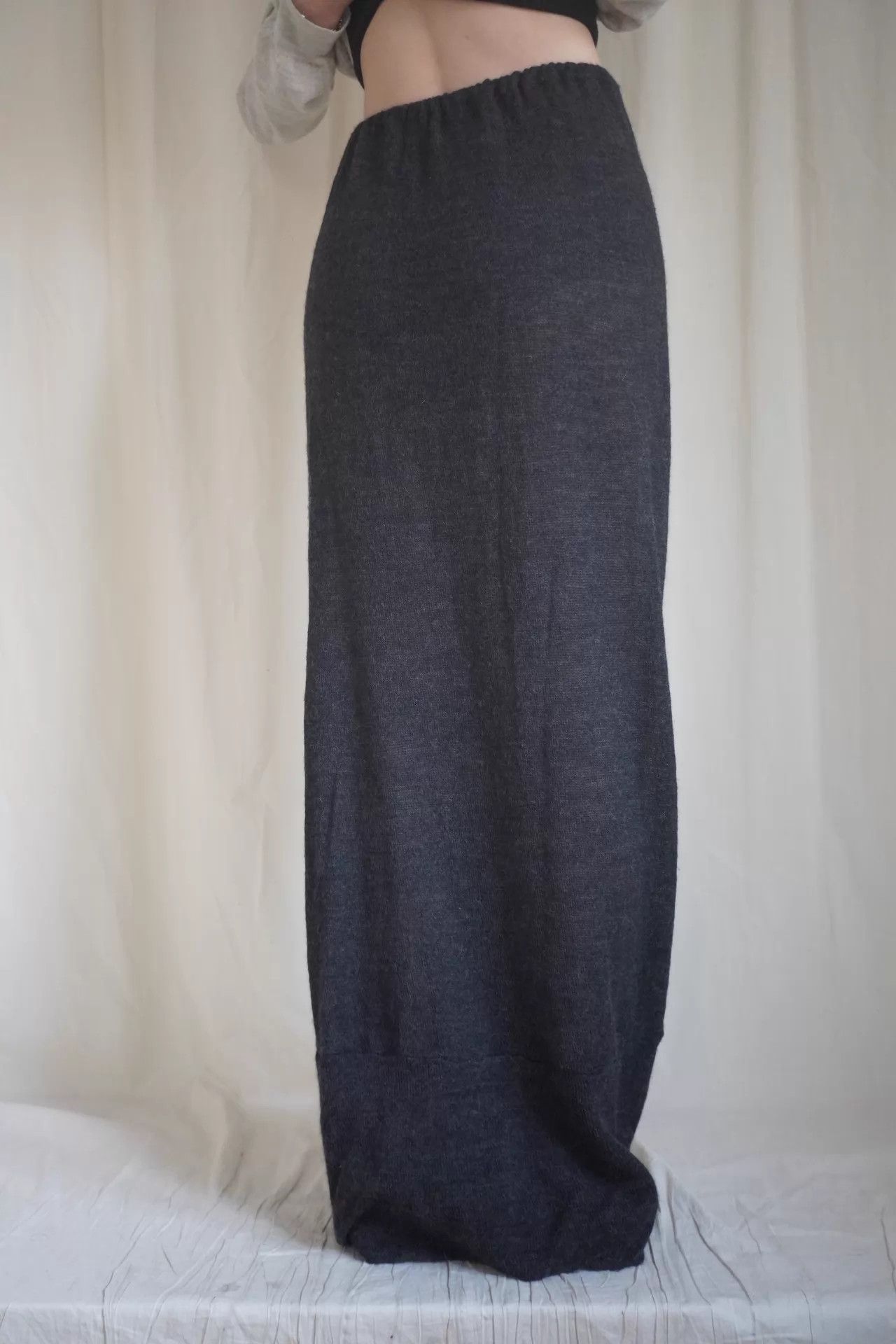 Y's Y's Yohji Yamamoto women multi-wear wool maxi dress gray SZ3 Size L / US 10 / IT 46 - 5 Thumbnail