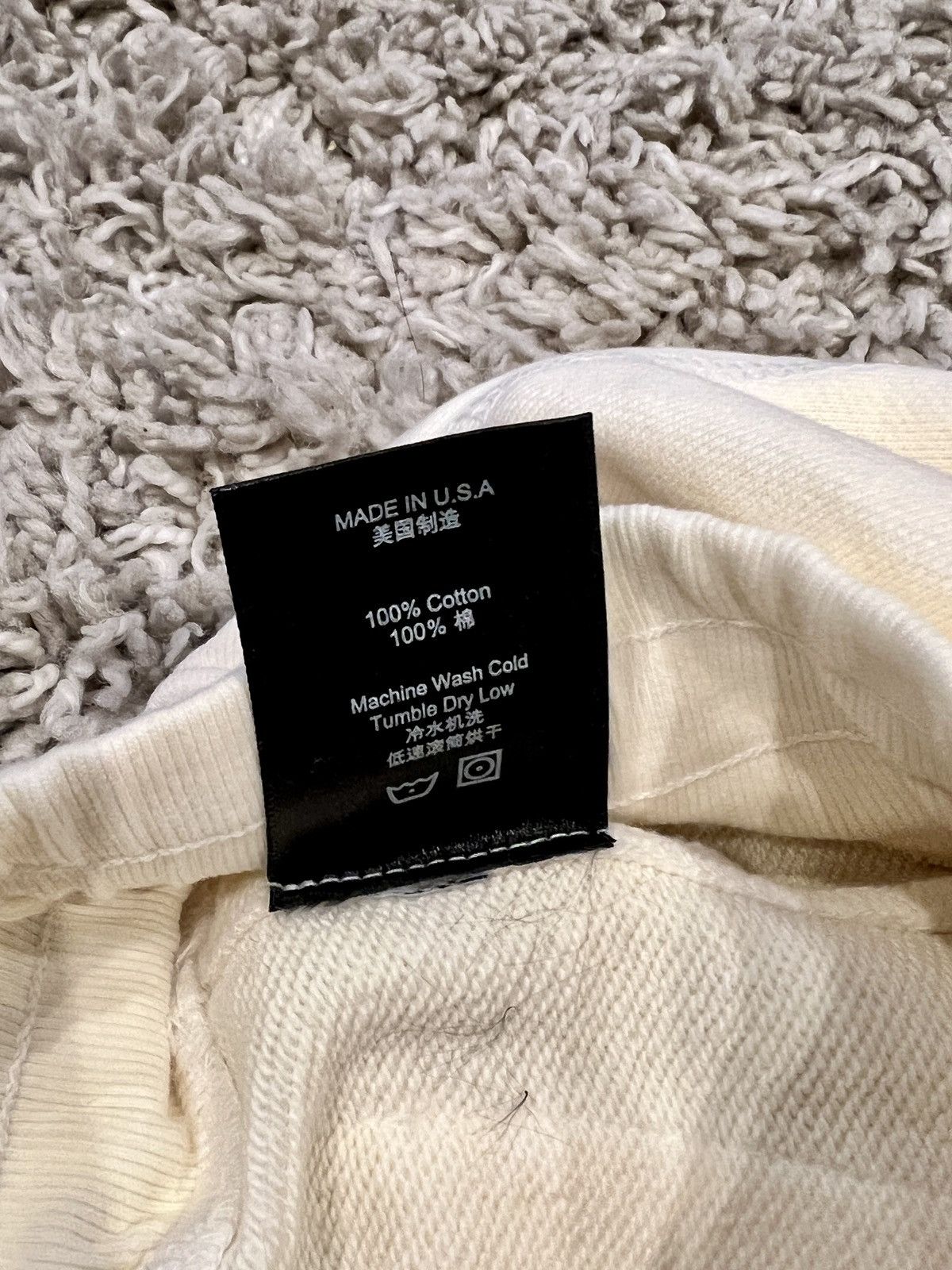 Rhude RHUDE Logo Lounge Pants White Size S Size US 29 - 8 Thumbnail