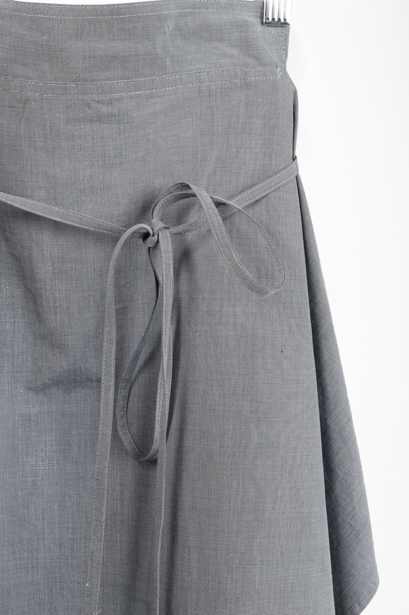 SOFIE D'HOORE Sofie D’Hoore Simone Woven Cotton Wrap Midi A-Line Skirt Size 27" / US 4 / IT 40 - 5 Thumbnail