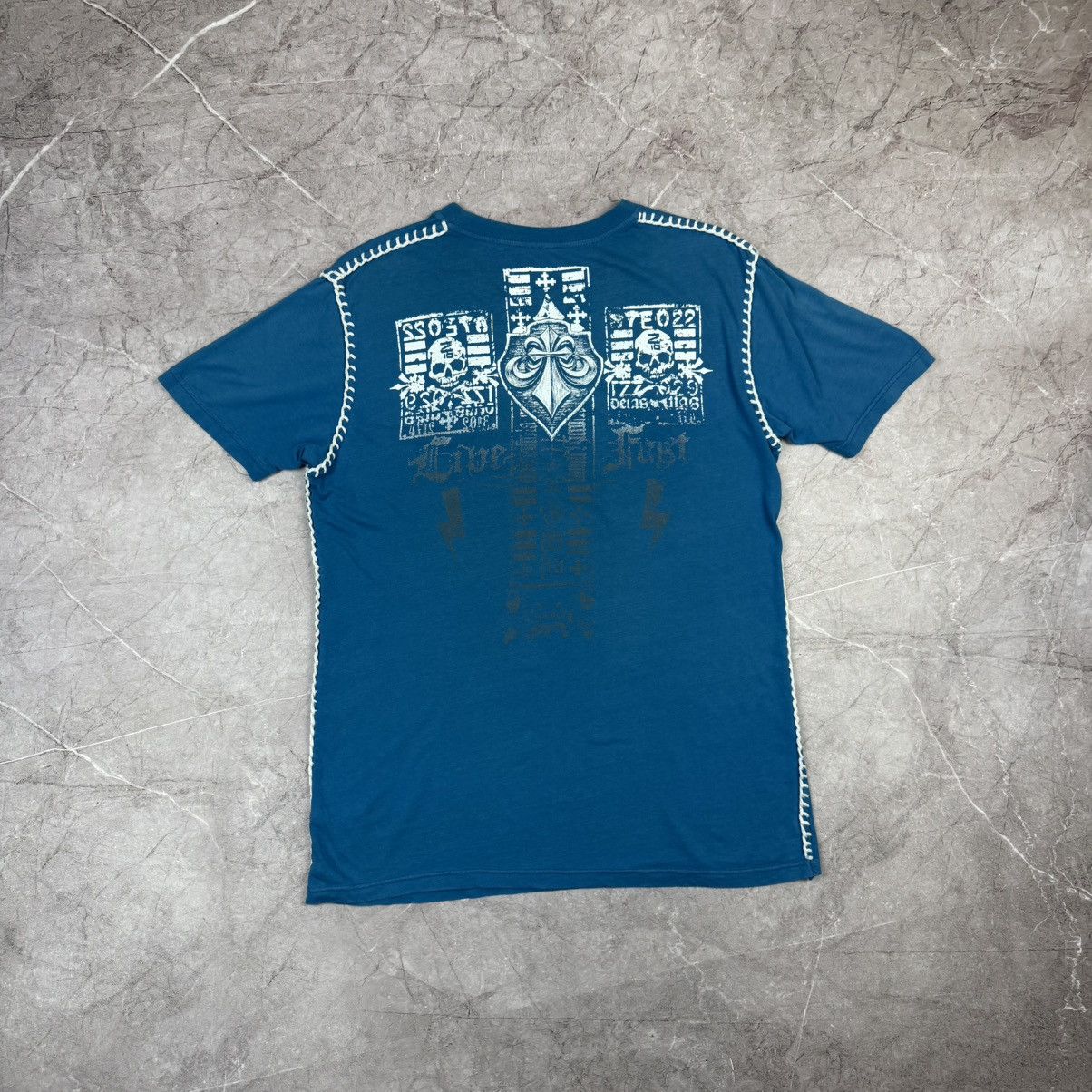 Affliction Y2K Affliction tshirt size M Size US M / EU 48-50 / 2 - 2 Thumbnail